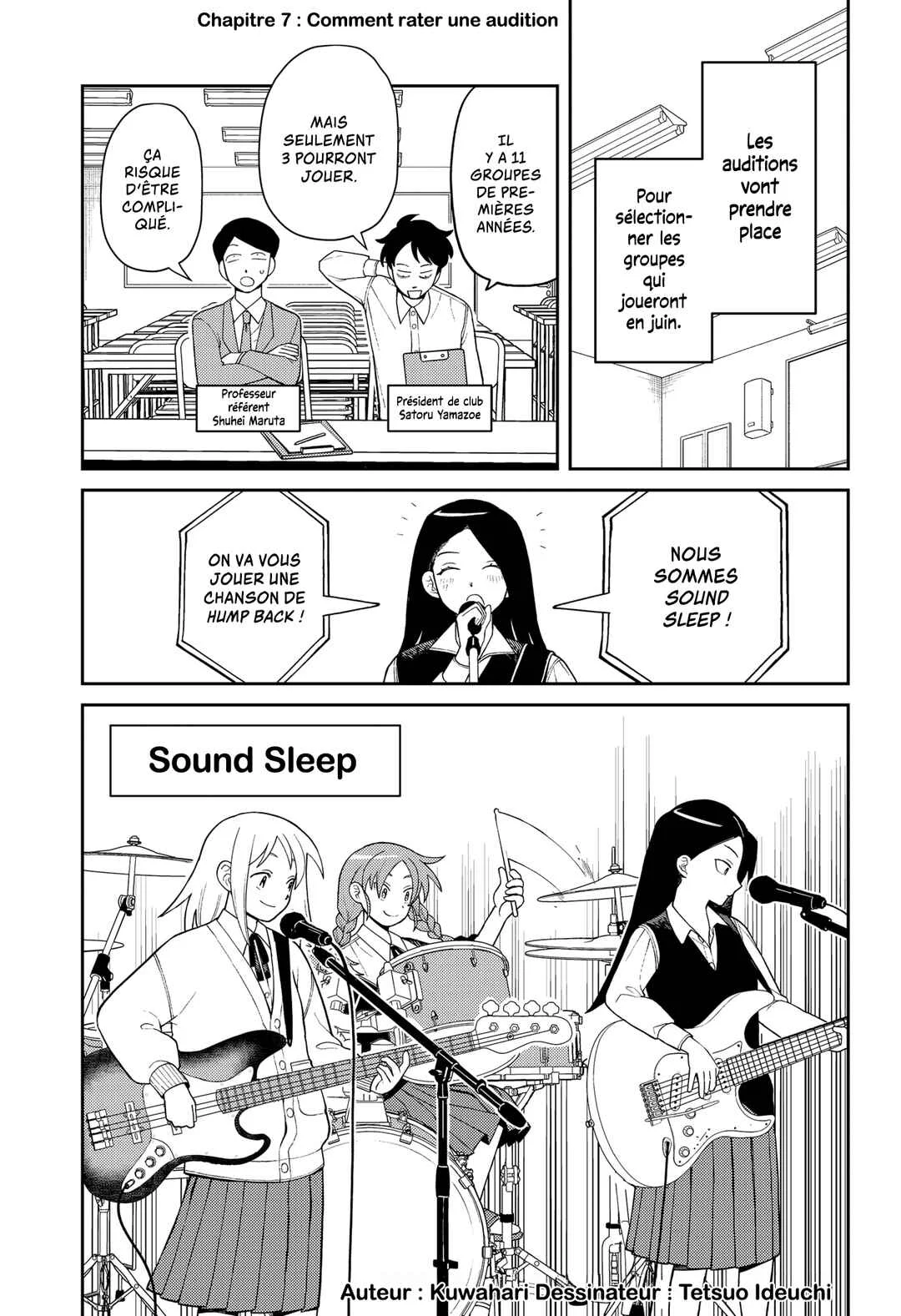 Futsuu no Keionbu Chapitre 7: Comment rater une audition - Page 1