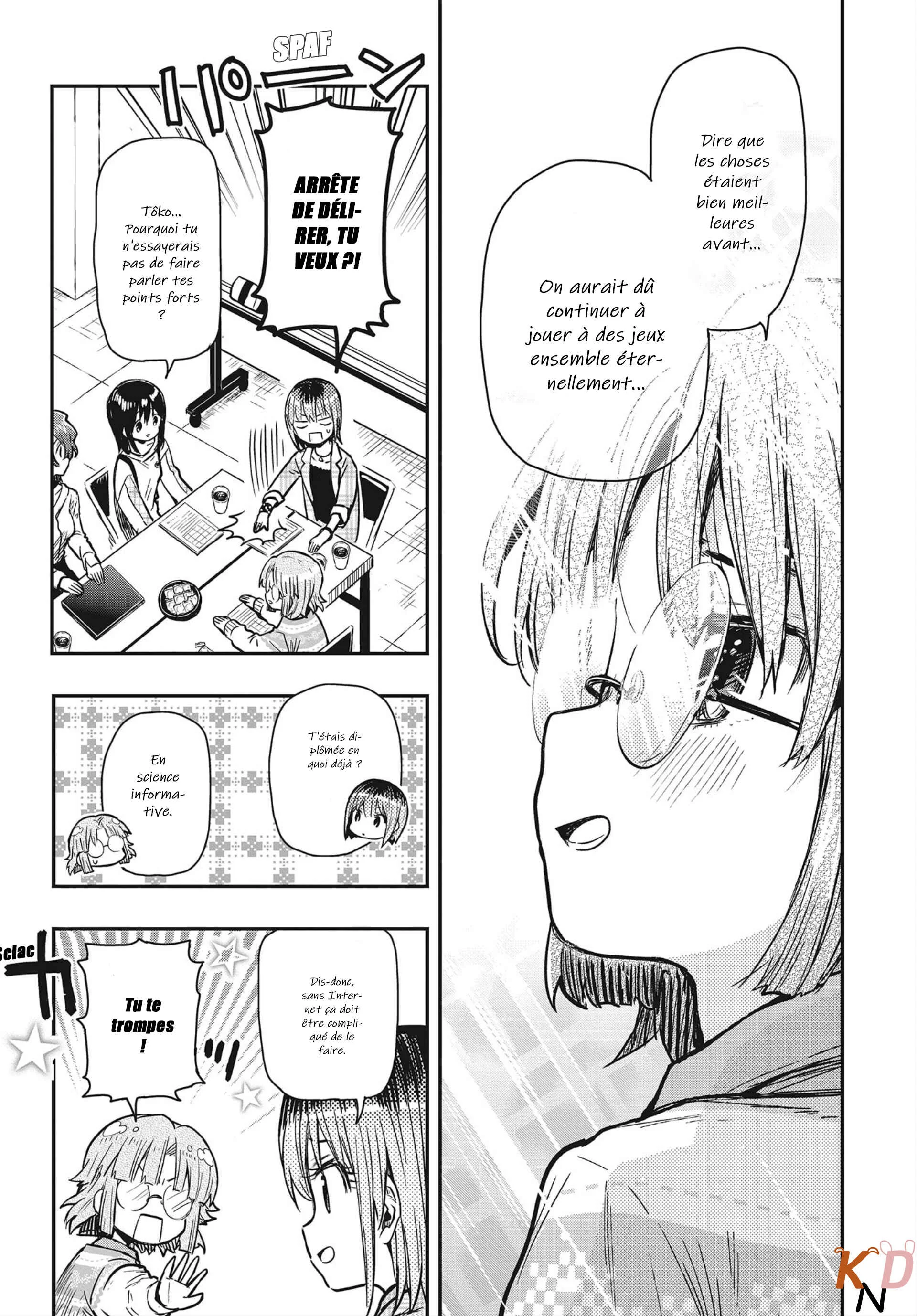 Gakkou Gurashi! Otayori Chapitre 4: La folie de la société - Page 8