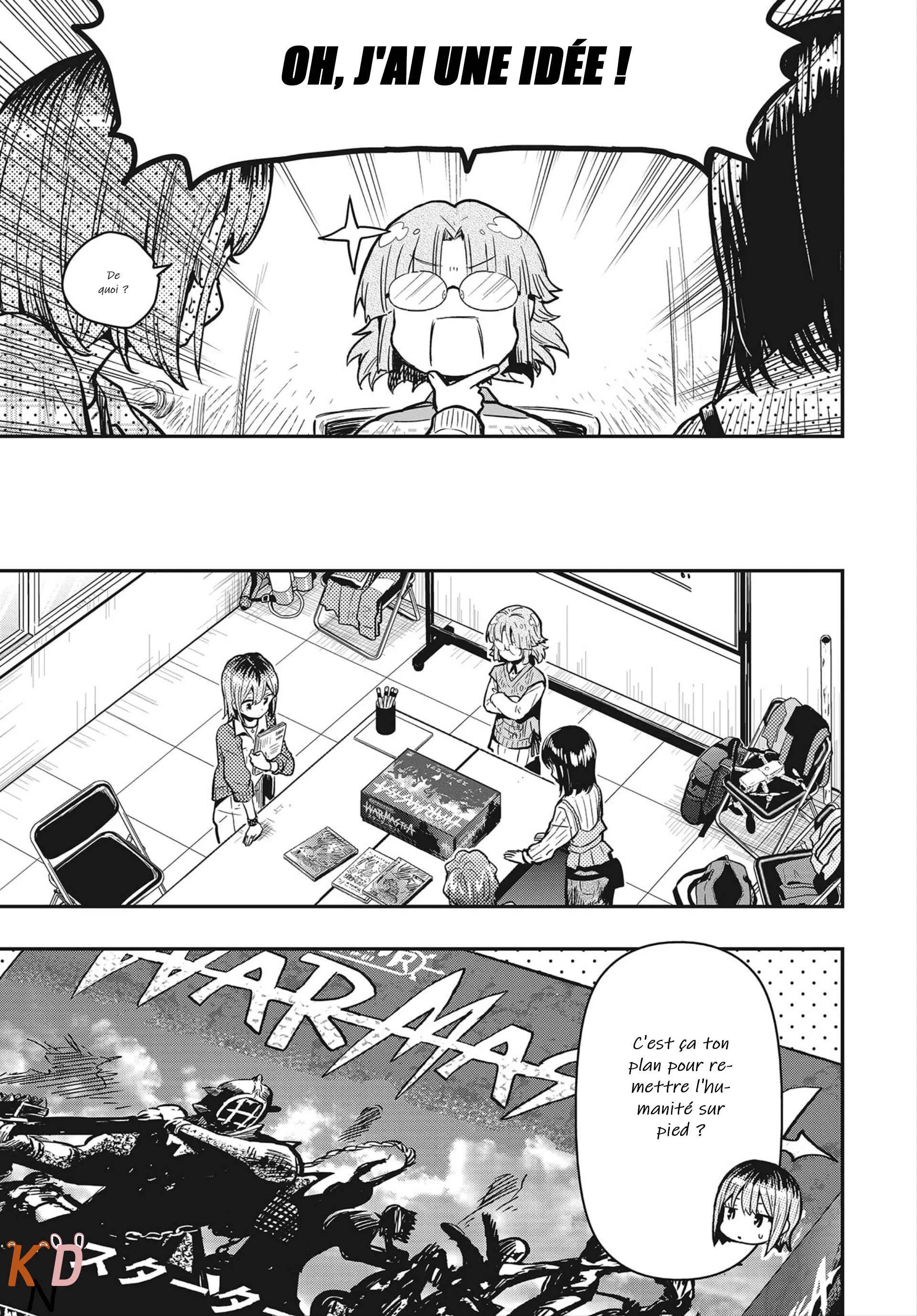 Gakkou Gurashi! Otayori Chapitre 4: La folie de la société - Page 12