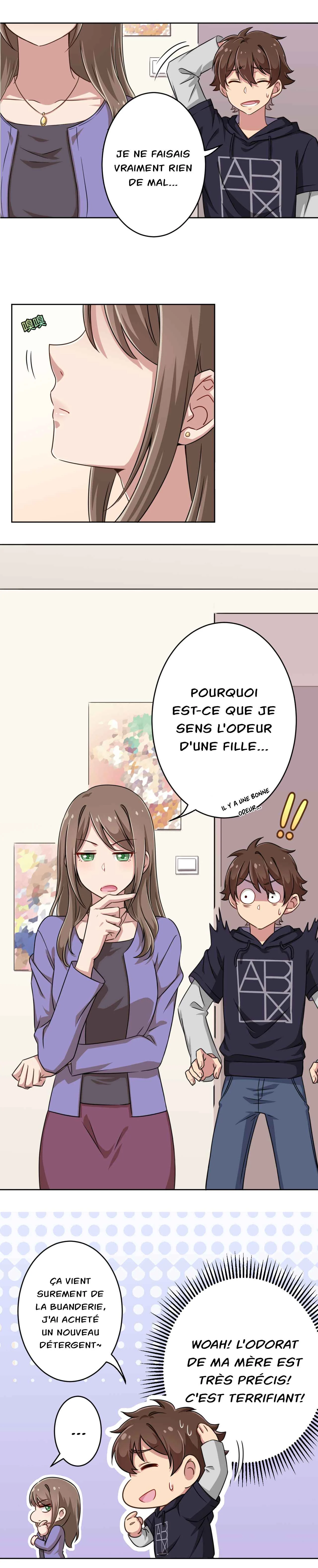 God Gave Me This Awkward Superpower, What Is It for? Chapitre 3: Merde! Découvert par ma mère! - Page 4