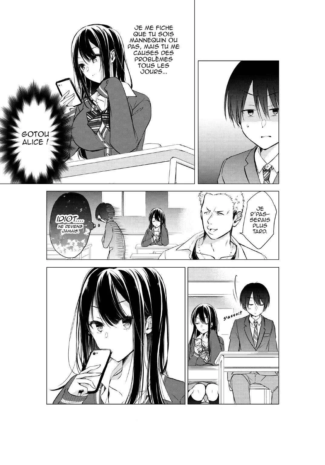 Gotou-san wa Furimukasetai! Chapitre 1: La fille dérrière moi - Page 2