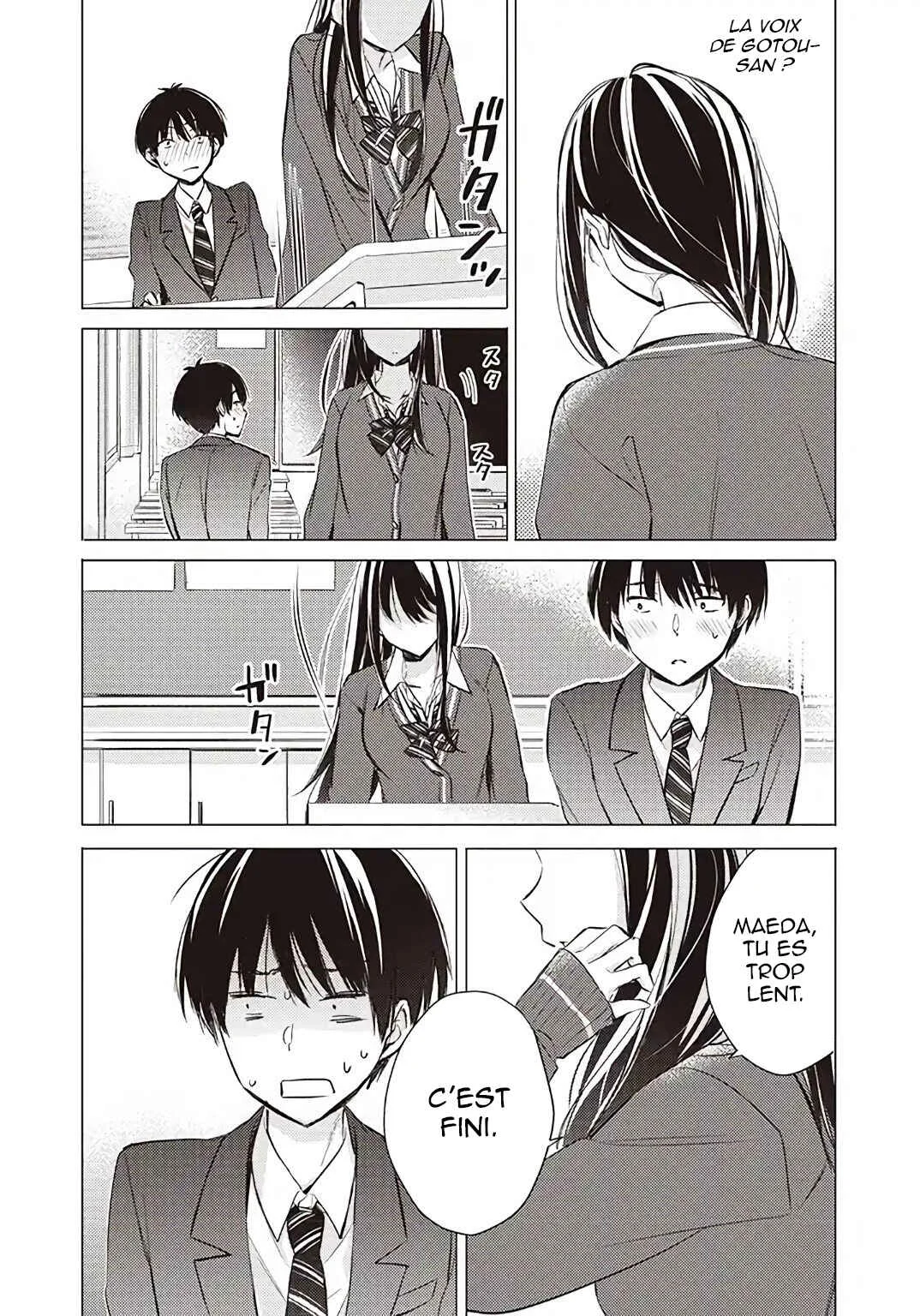 Gotou-san wa Furimukasetai! Chapitre 1: La fille dérrière moi - Page 10