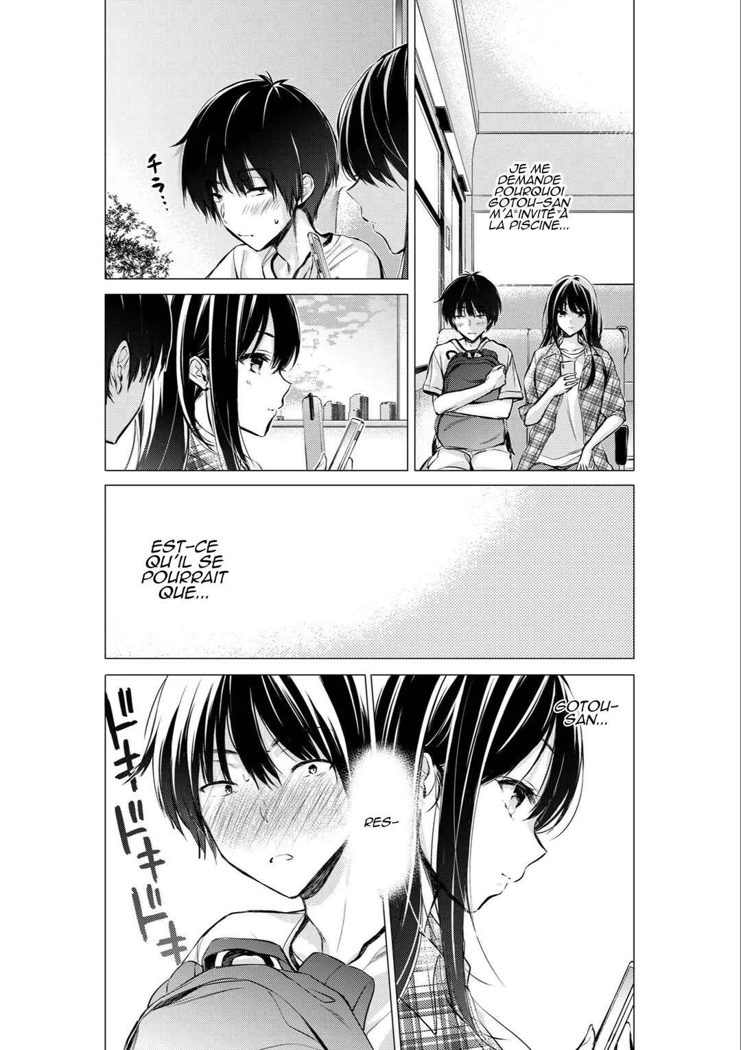 Gotou-san wa Furimukasetai! Chapitre 12: Le bus du retour - Page 1