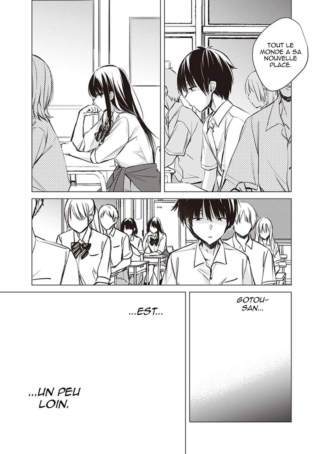 Gotou-san wa Furimukasetai! Chapitre 13: Nouveau semestre et changement de place - Page 8