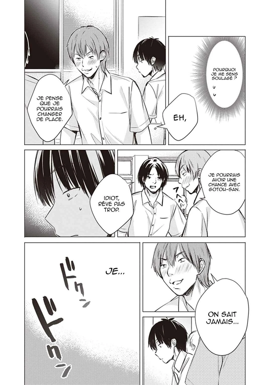 Gotou-san wa Furimukasetai! Chapitre 13: Nouveau semestre et changement de place - Page 13