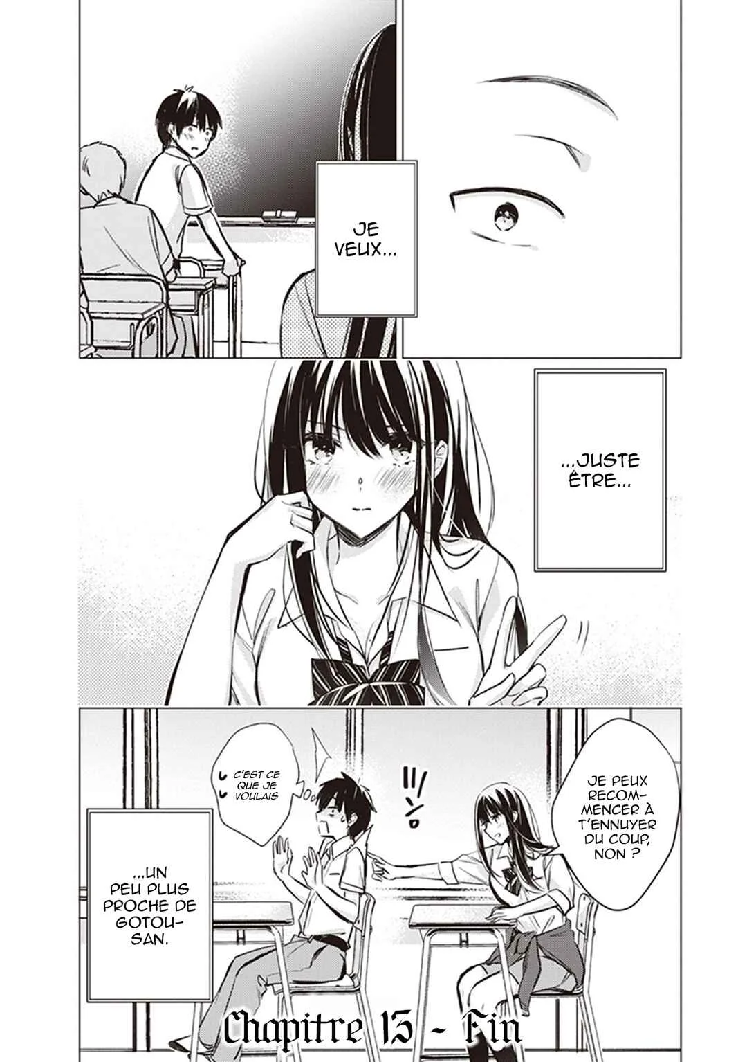 Gotou-san wa Furimukasetai! Chapitre 13: Nouveau semestre et changement de place - Page 18