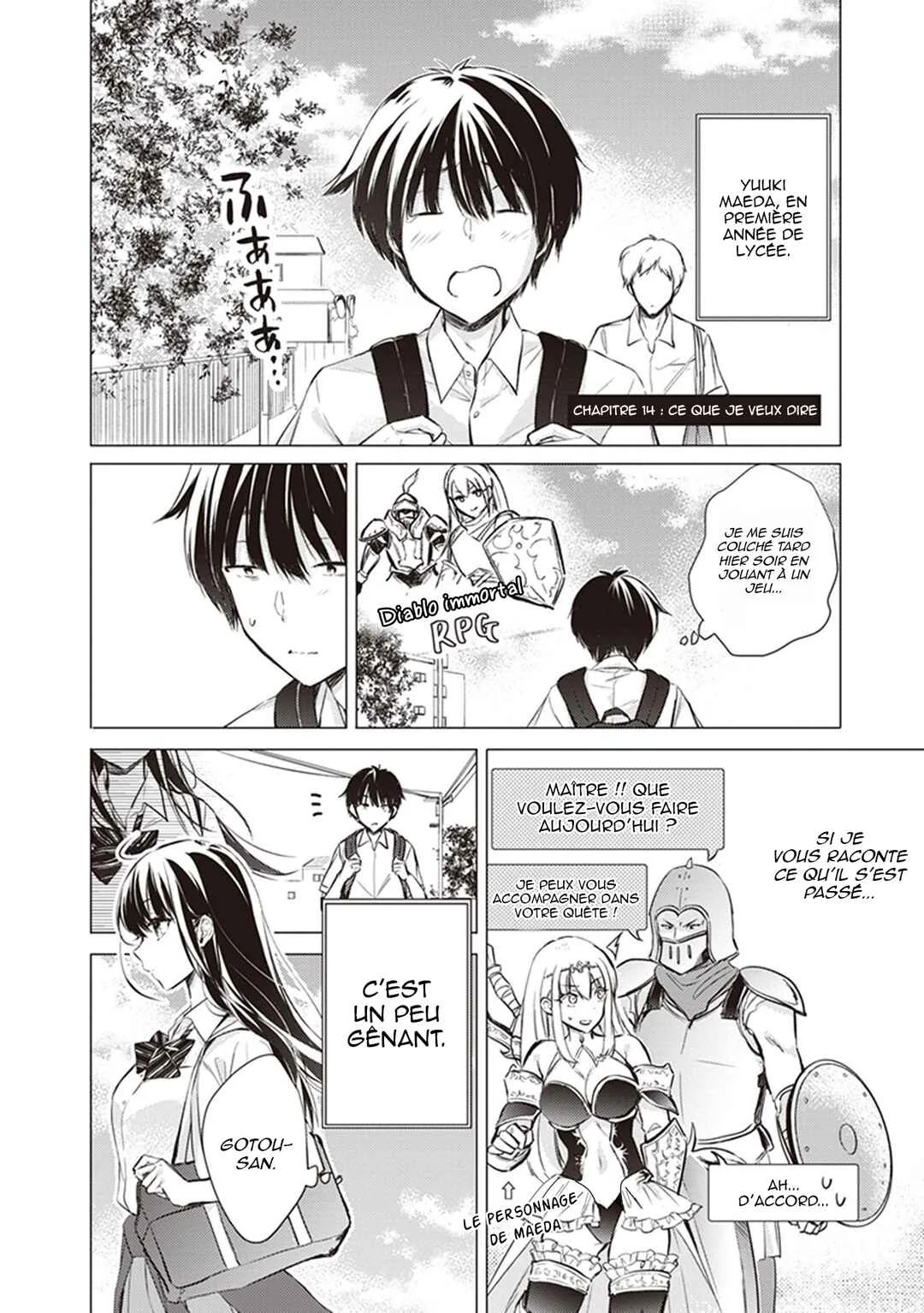 Gotou-san wa Furimukasetai! Chapitre 14: Ce que je veux dire - Page 1