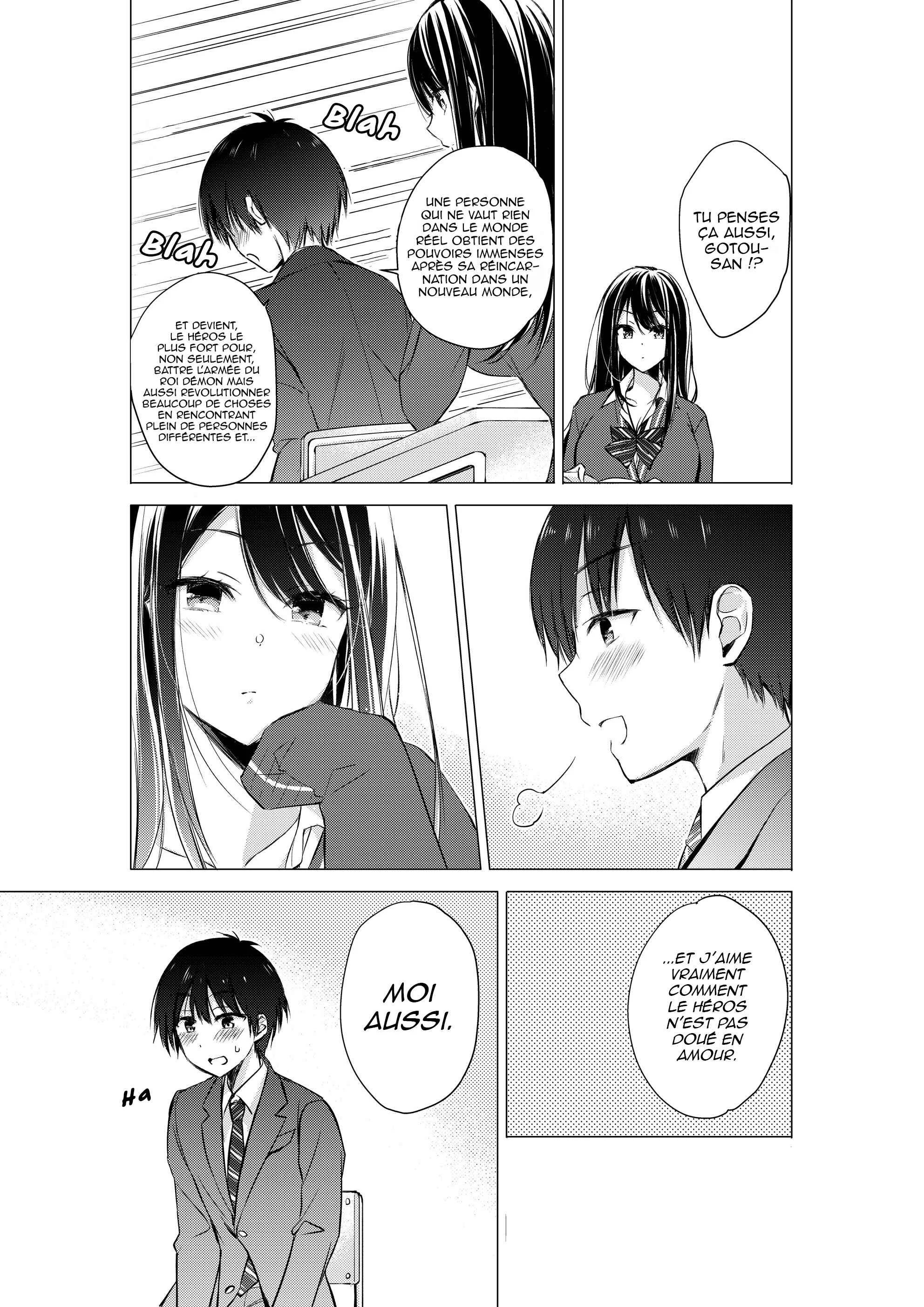 Gotou-san wa Furimukasetai! Chapitre 3: Les goûts surprenants de Gotou-san - Page 3