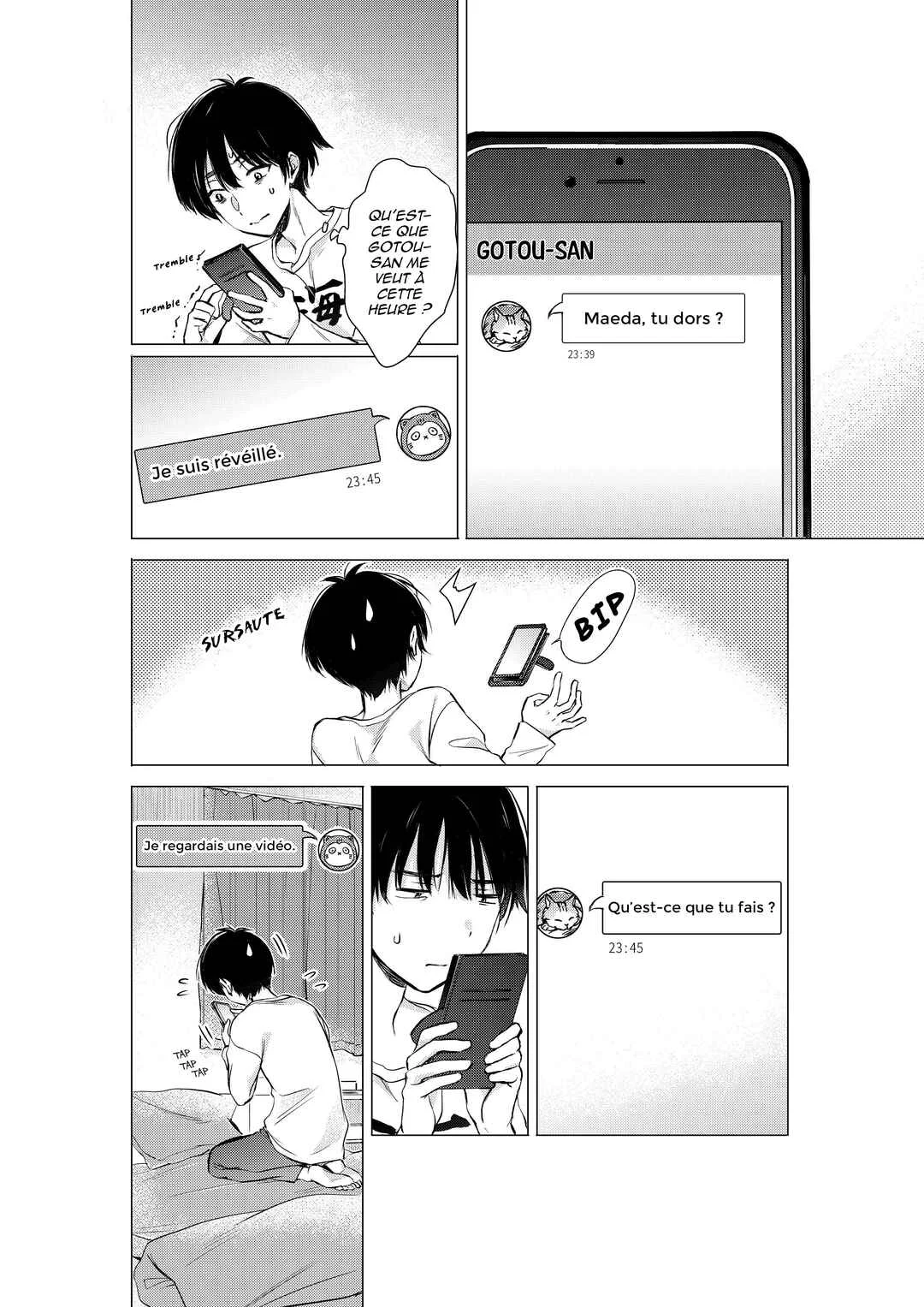 Gotou-san wa Furimukasetai! Chapitre 6: Messages et nuit blanche - Page 2
