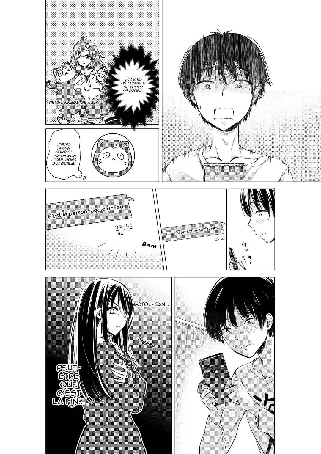 Gotou-san wa Furimukasetai! Chapitre 6: Messages et nuit blanche - Page 4