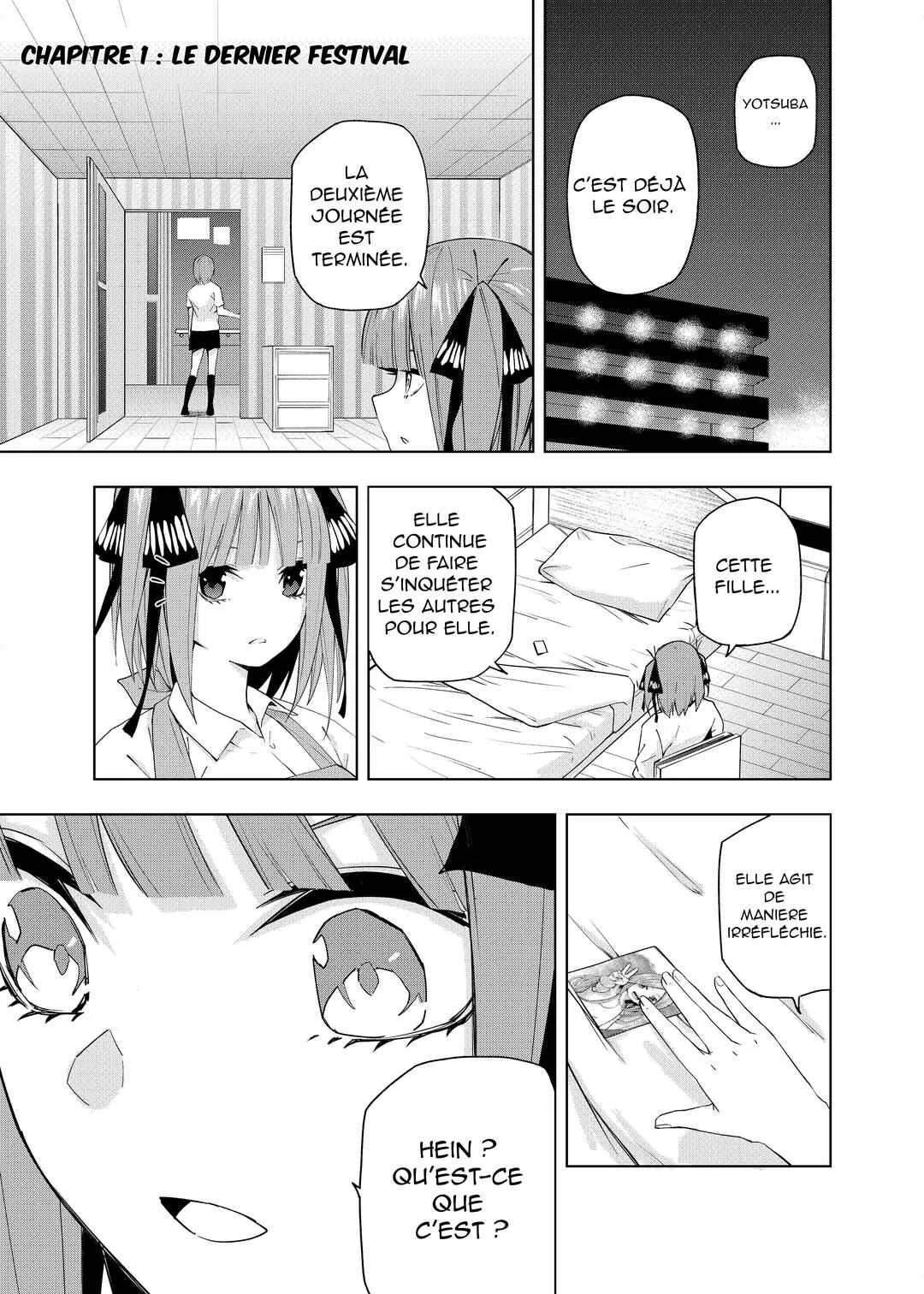 Gotoubun no Hanayome β Chapitre 1: Le Dernier Festival - Page 1