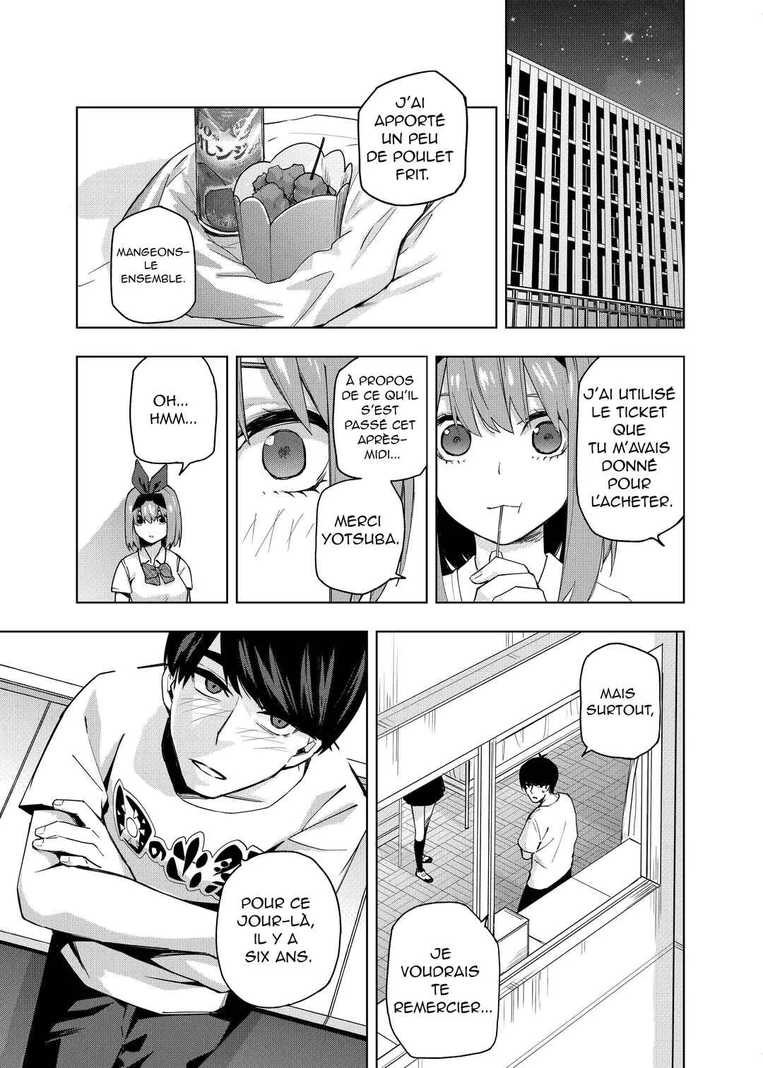 Gotoubun no Hanayome β Chapitre 1: Le Dernier Festival - Page 5