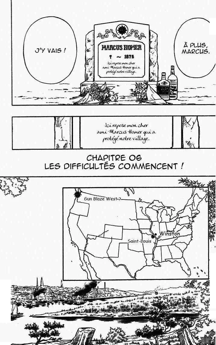 Gun Blaze West Chapitre 6: Les difficultés commencent ! - Page 1