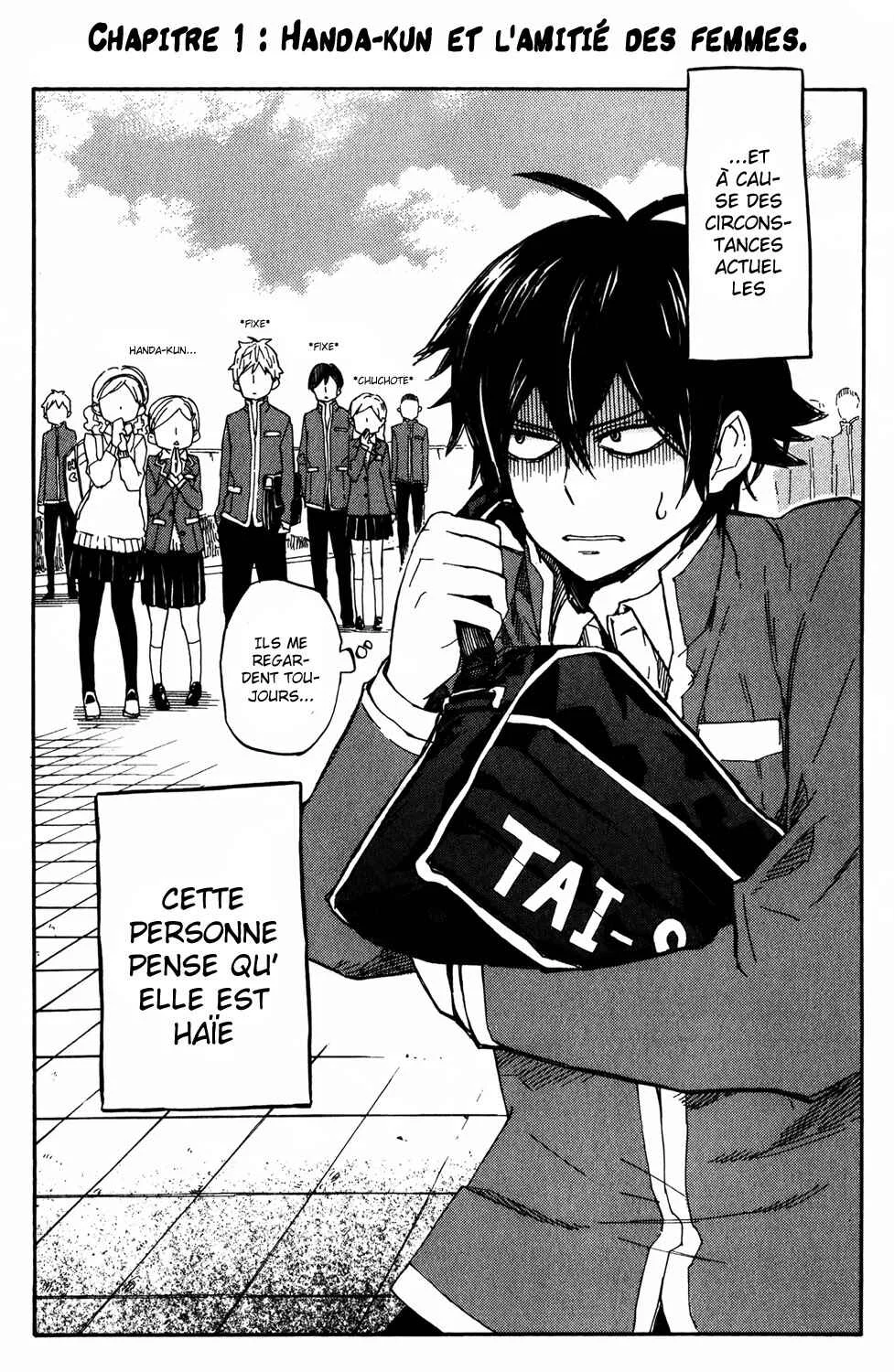 Handa-kun Chapitre 1: Handa-kun et l'amitié des femmes - Page 12