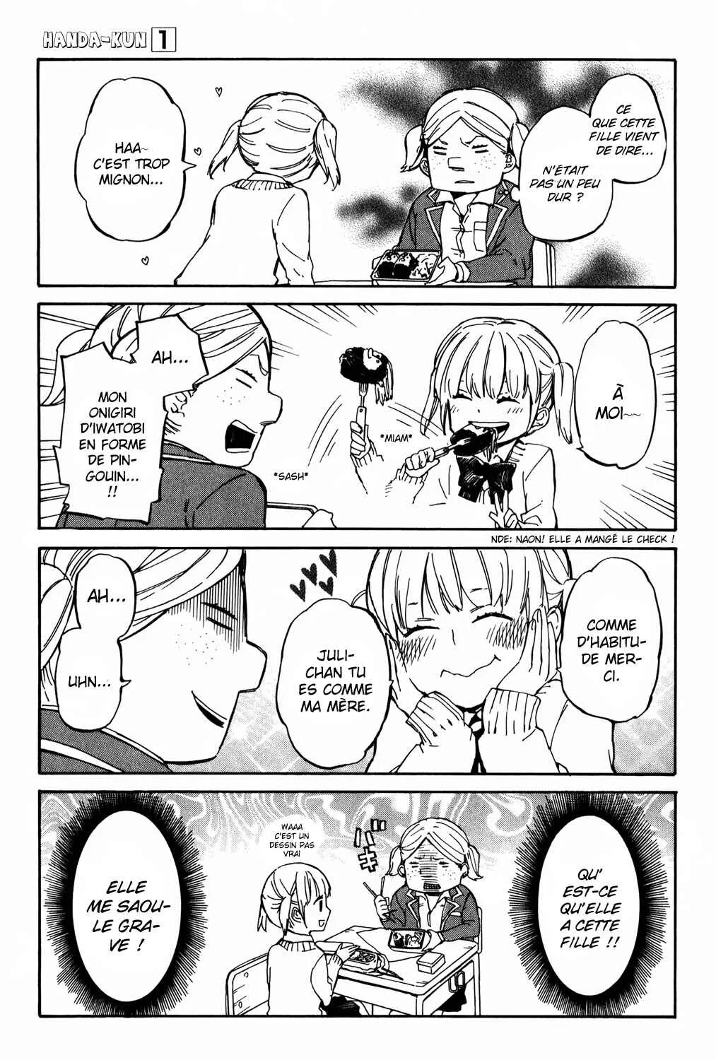 Handa-kun Chapitre 1: Handa-kun et l'amitié des femmes - Page 33