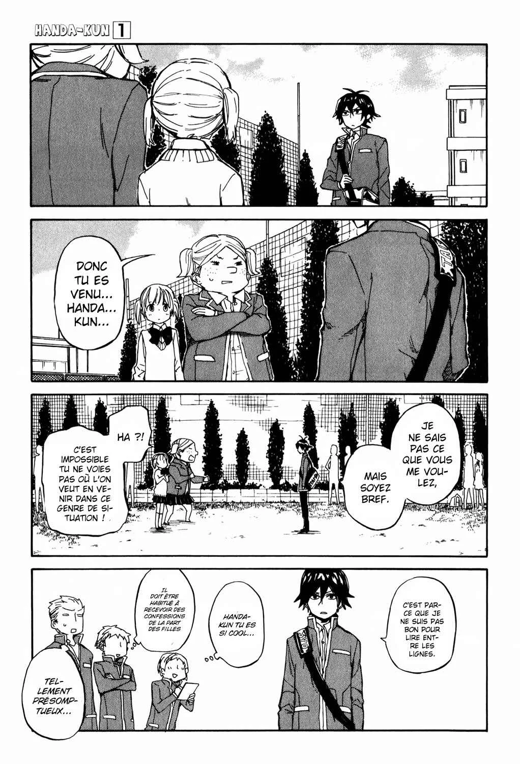 Handa-kun Chapitre 1: Handa-kun et l'amitié des femmes - Page 39