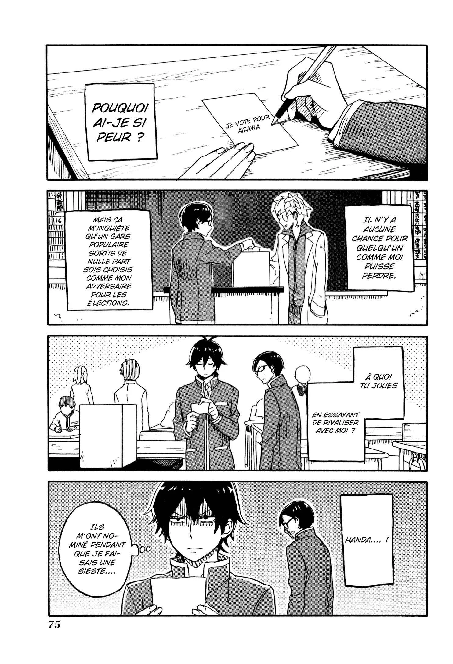 Handa-kun Chapitre 3: Handa-kun et le délégué de classe - Page 6