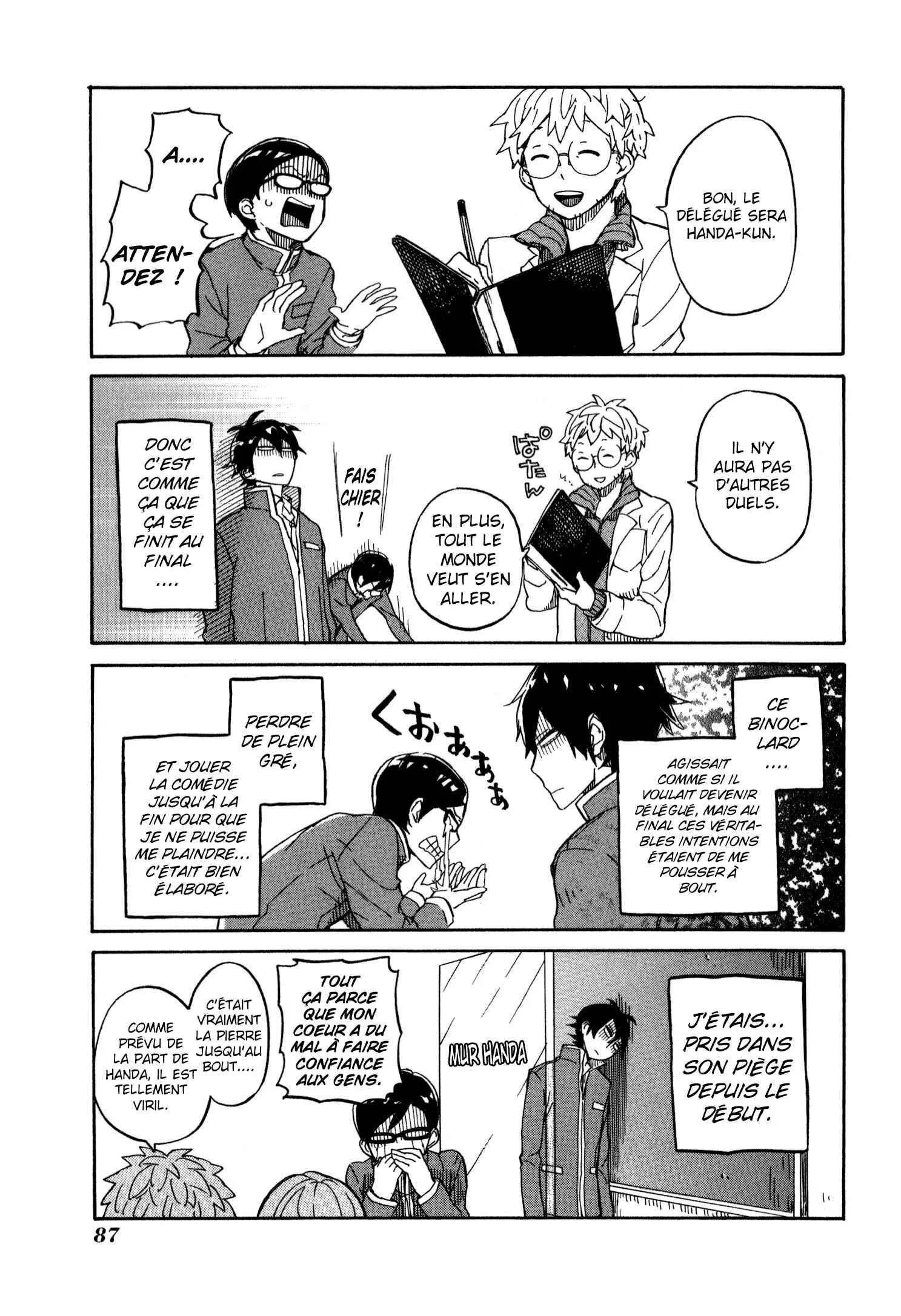 Handa-kun Chapitre 3: Handa-kun et le délégué de classe - Page 18