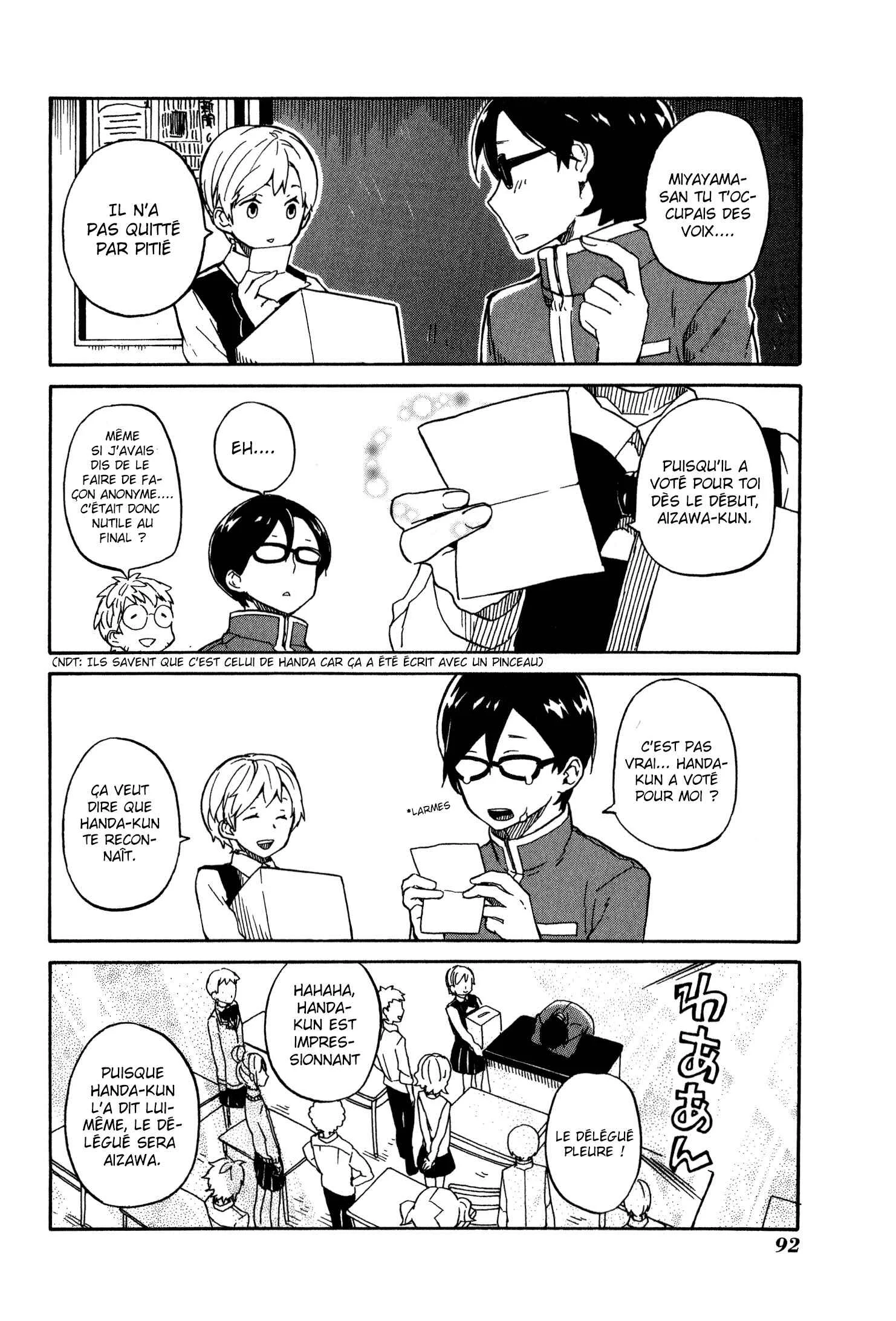Handa-kun Chapitre 3: Handa-kun et le délégué de classe - Page 23