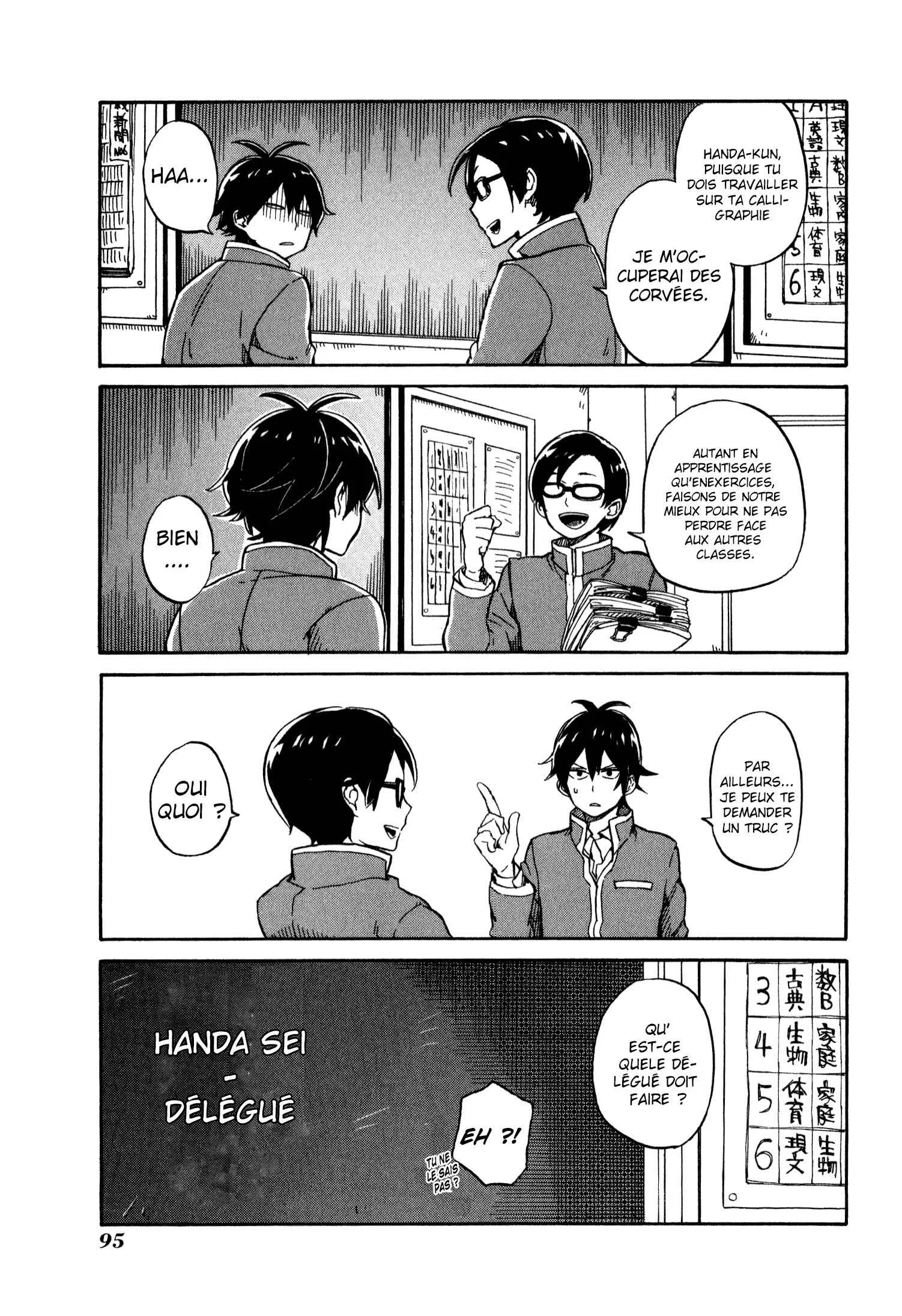 Handa-kun Chapitre 3: Handa-kun et le délégué de classe - Page 26