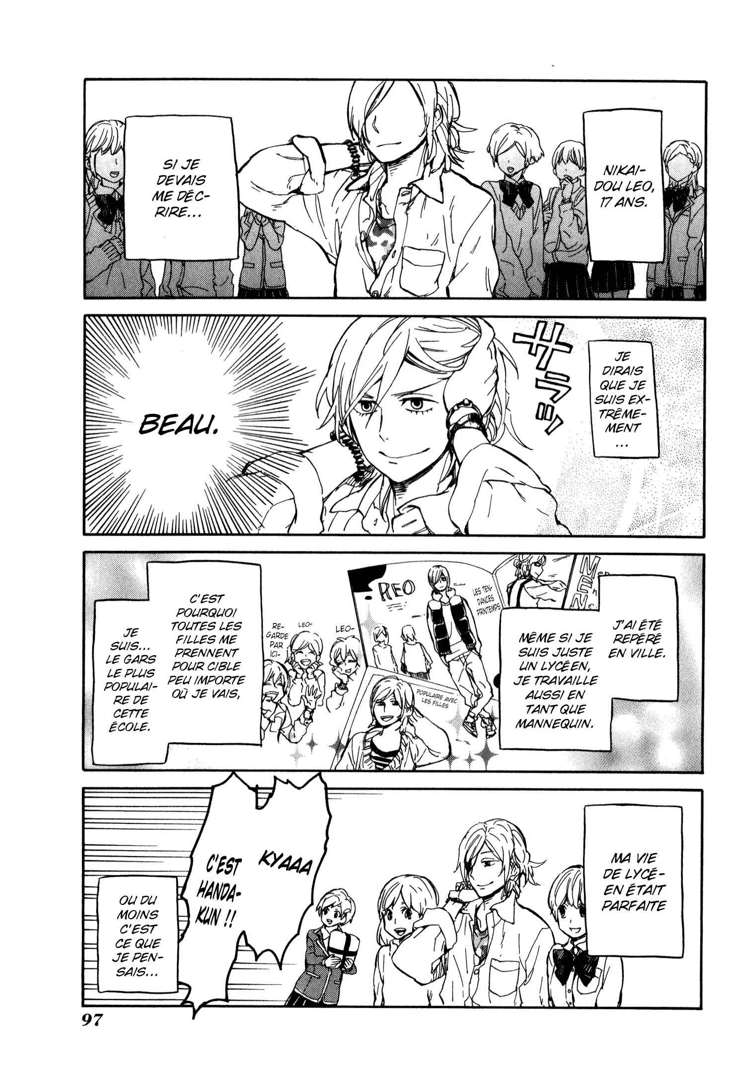 Handa-kun Chapitre 4: Handa-kun et le modèle - Page 4