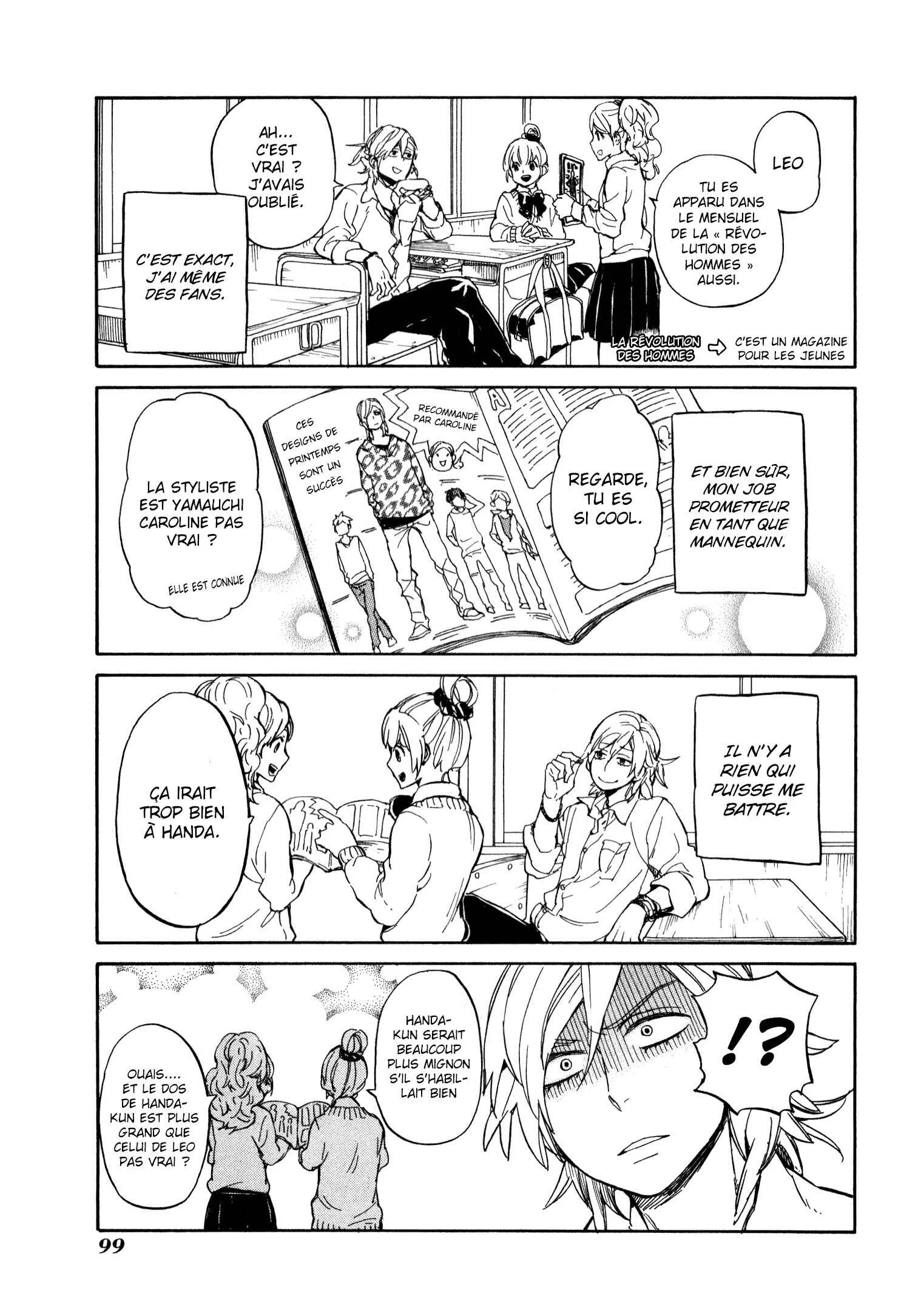 Handa-kun Chapitre 4: Handa-kun et le modèle - Page 6