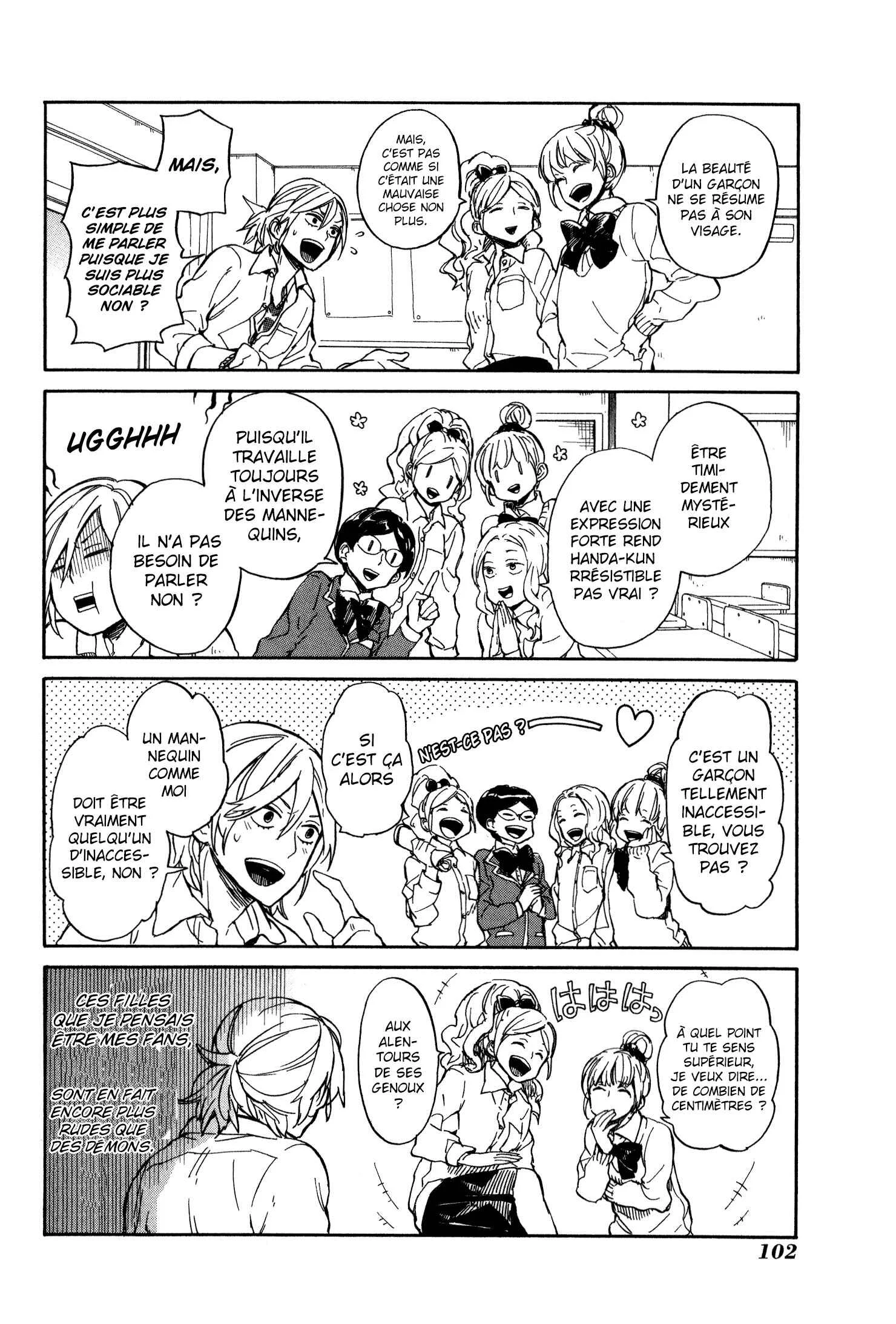 Handa-kun Chapitre 4: Handa-kun et le modèle - Page 9