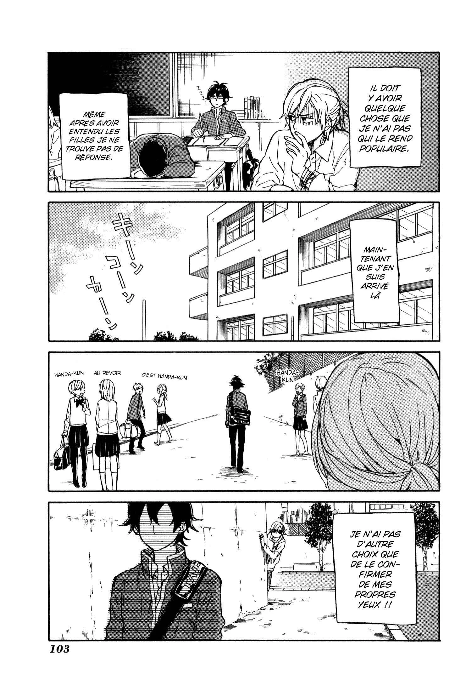 Handa-kun Chapitre 4: Handa-kun et le modèle - Page 10