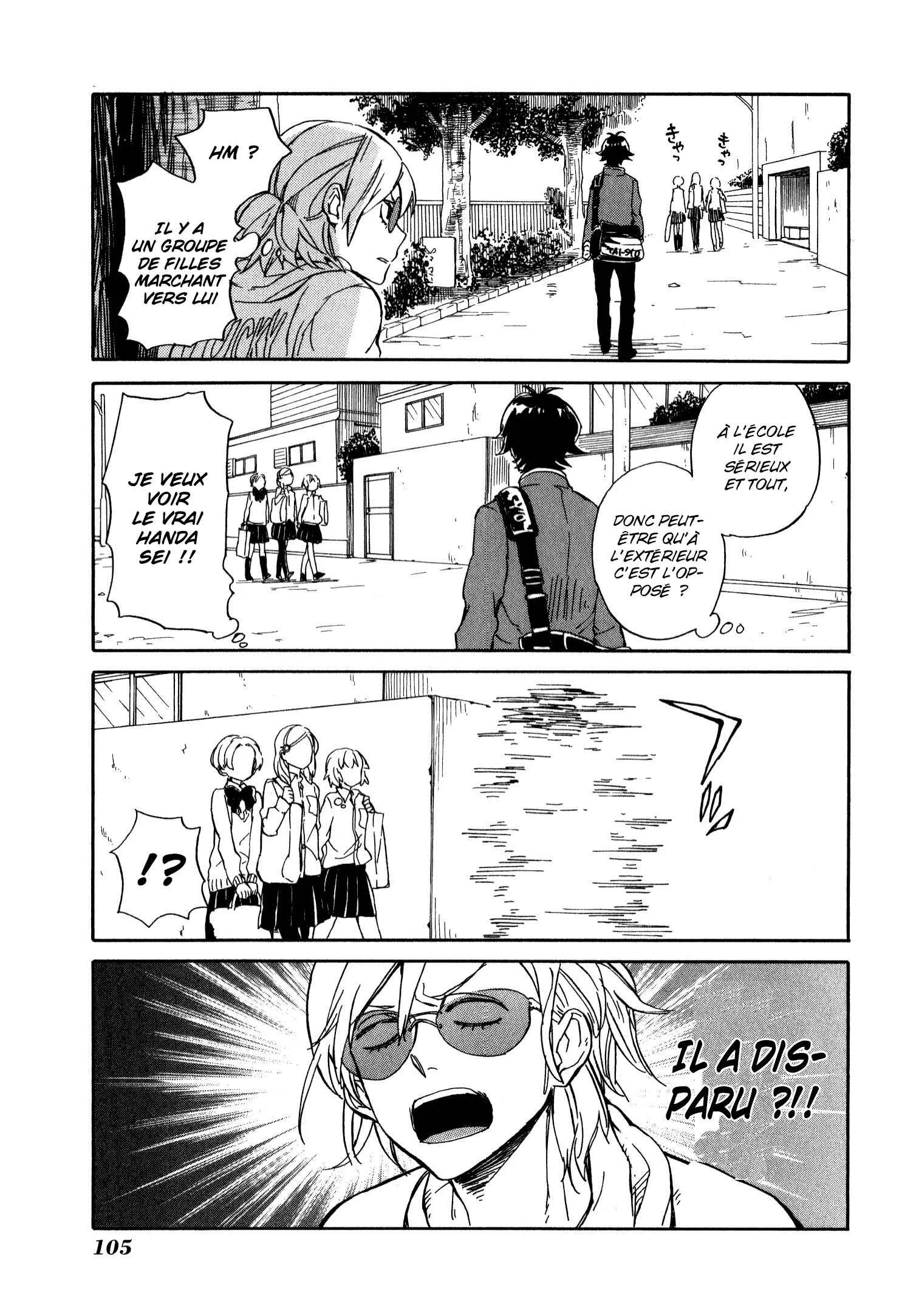 Handa-kun Chapitre 4: Handa-kun et le modèle - Page 12
