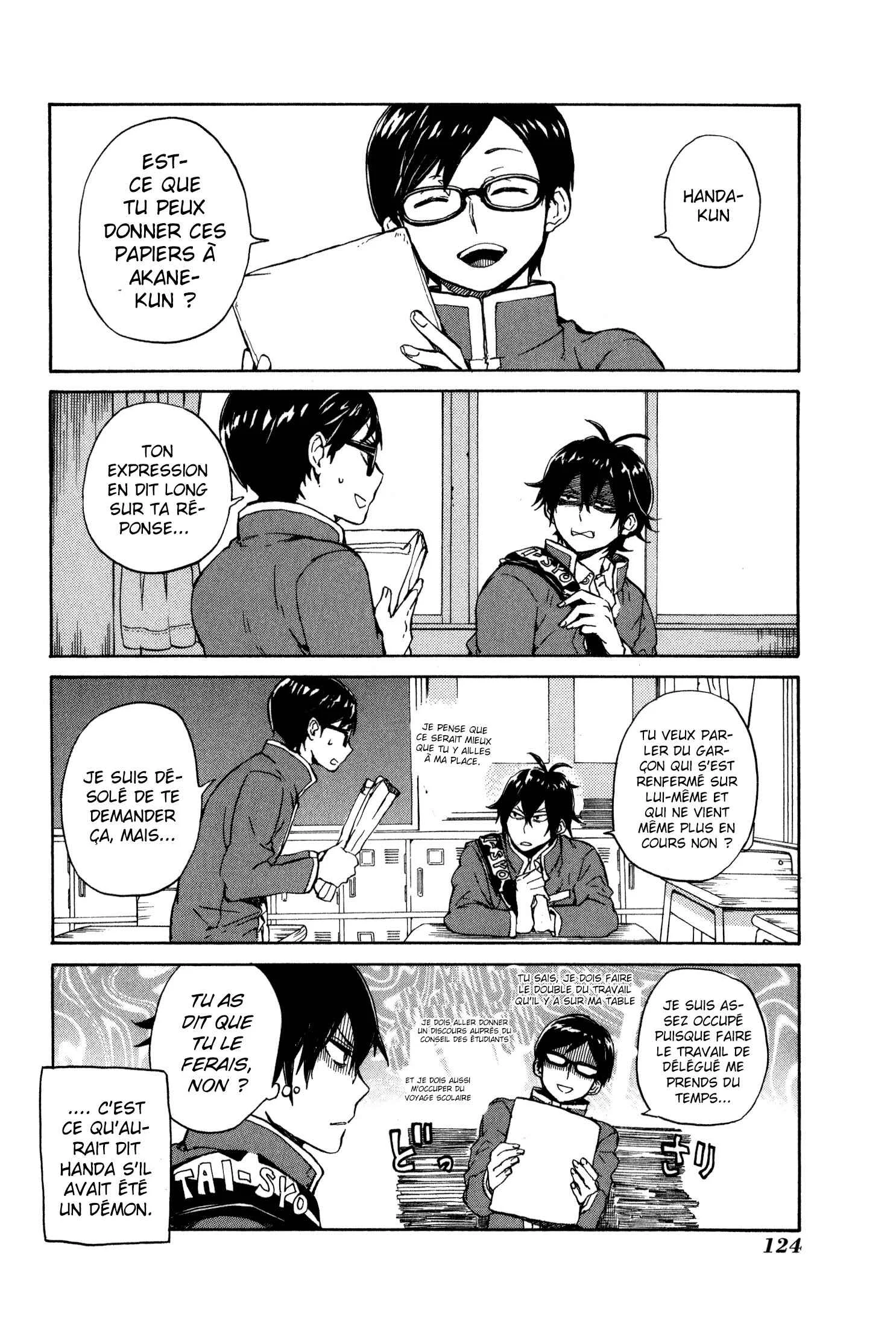 Handa-kun Chapitre 5: Handa-kun et le truand - Page 4