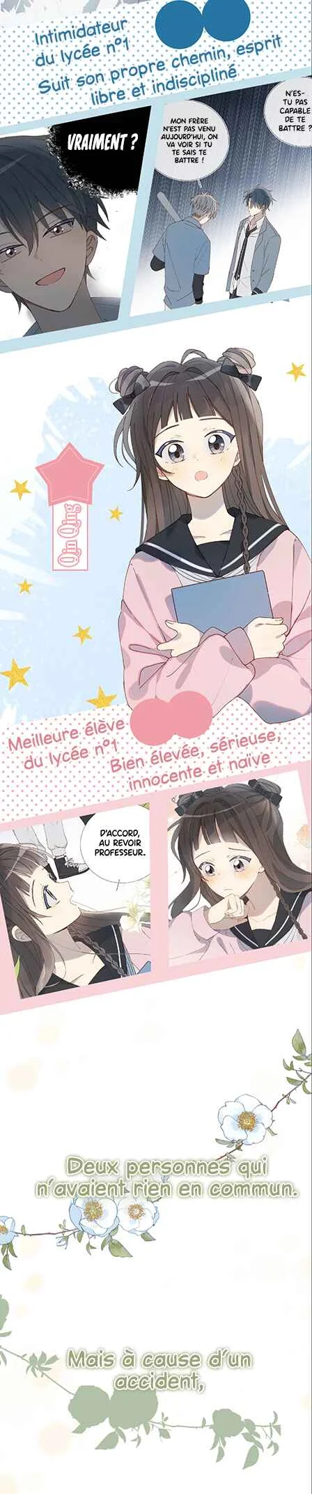 He Is So Flirty Chapitre 0.5: L'intimidateur et la meilleure élève du lycée n°1 - Page 3