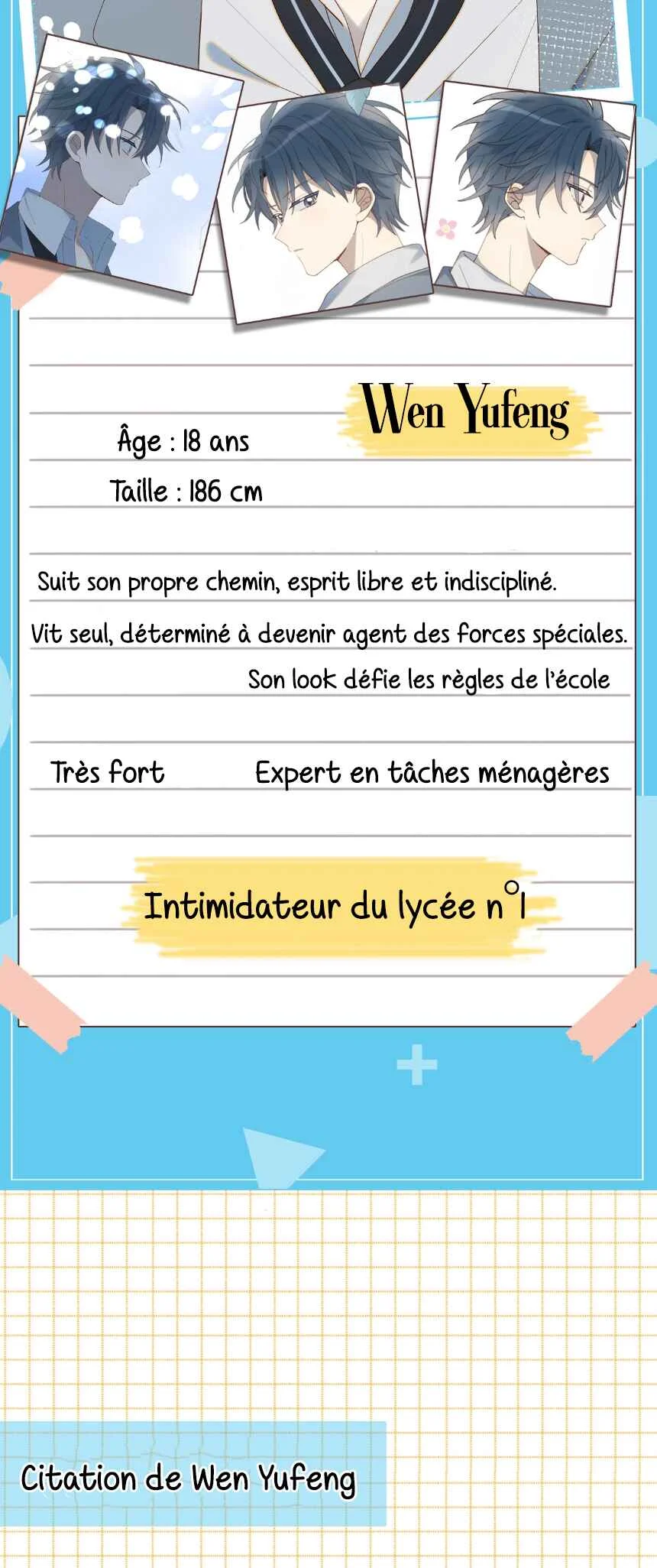 He Is So Flirty Chapitre 0: Présentation des personnages - Page 5