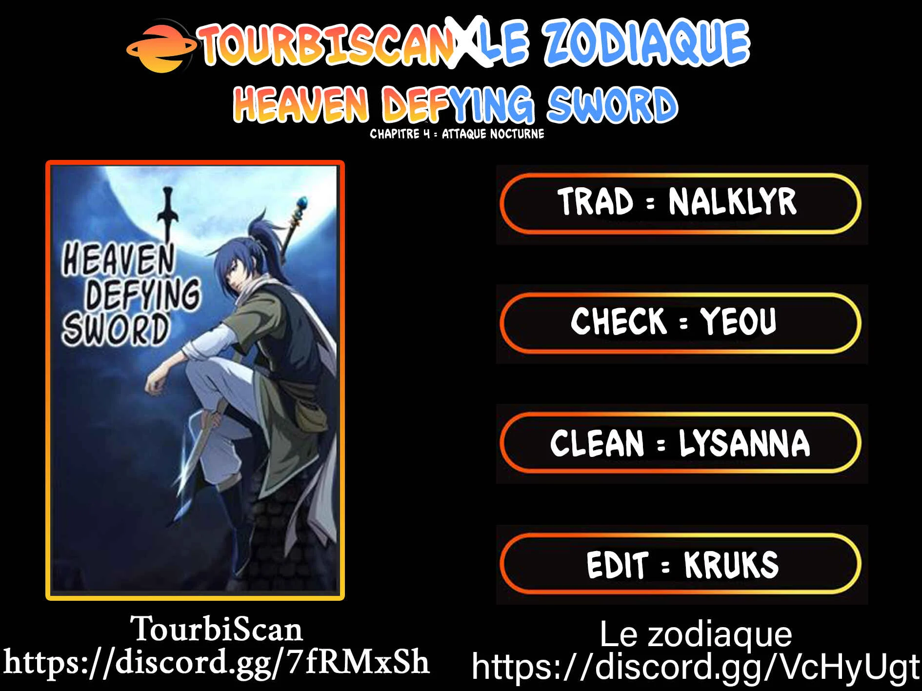 Heaven Defying Sword Chapitre 4: Attaque Nocturne - Page 1