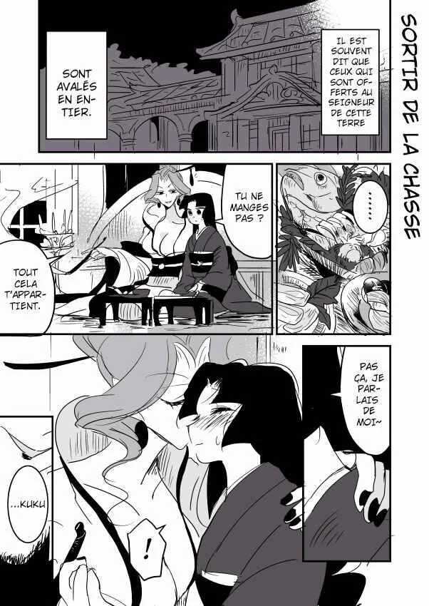 Hebi-onna to Kumotsu-chan Chapitre 1 - Page 1