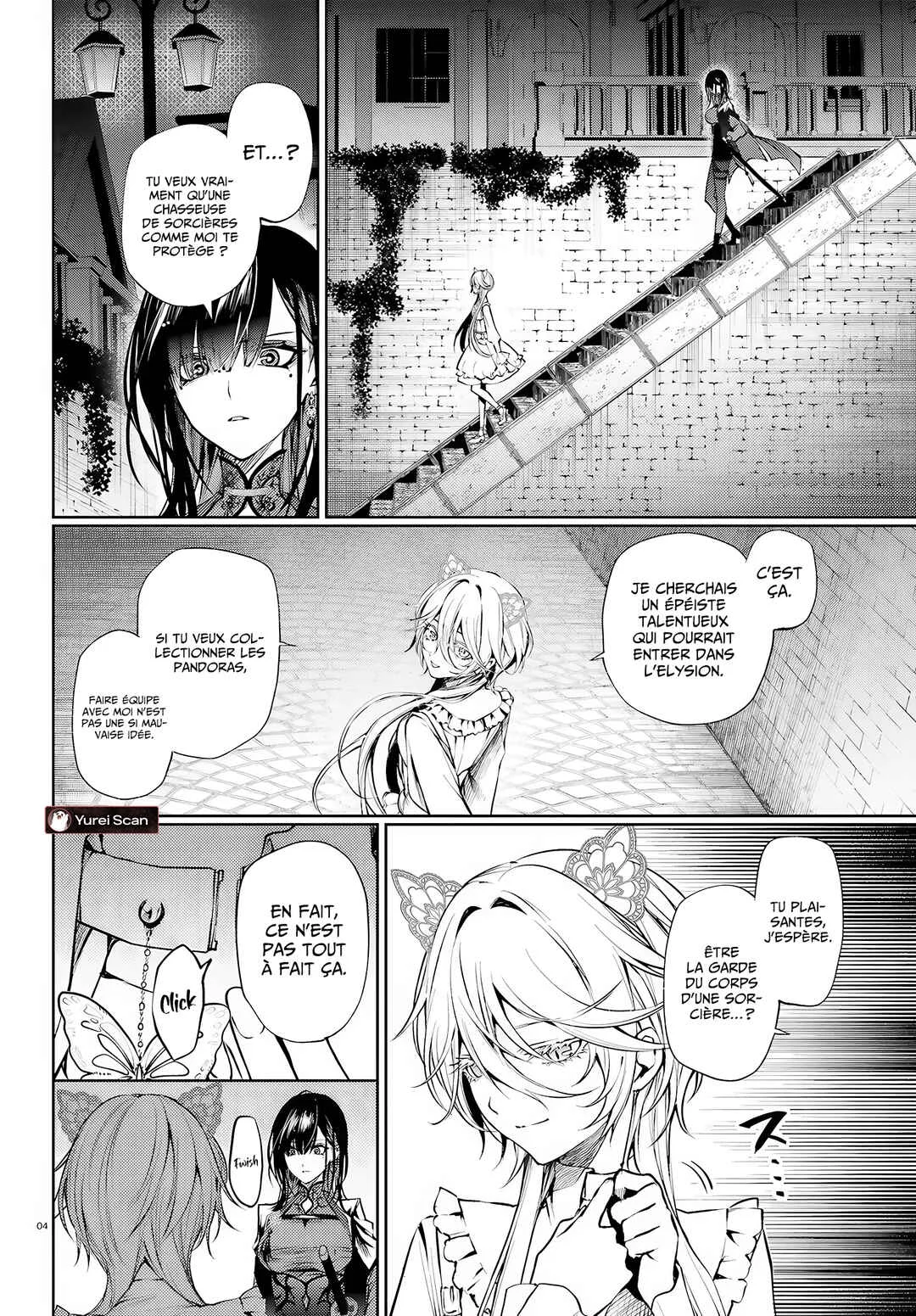 Howling Blaze: Souen no Kenshi to Fushi no Majo Chapitre 2: Le Nekoyuukan - Page 4