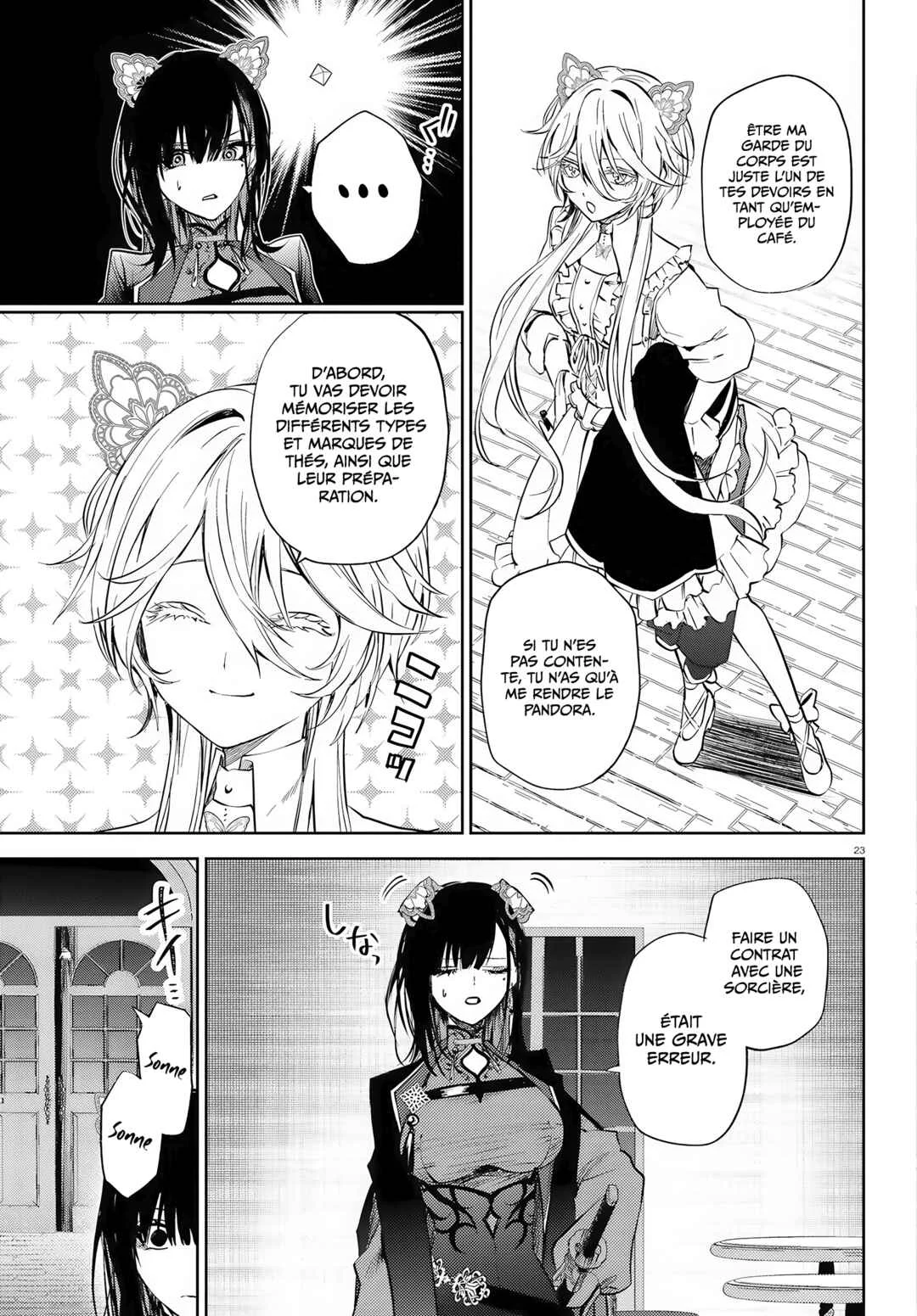 Howling Blaze: Souen no Kenshi to Fushi no Majo Chapitre 2: Le Nekoyuukan - Page 23