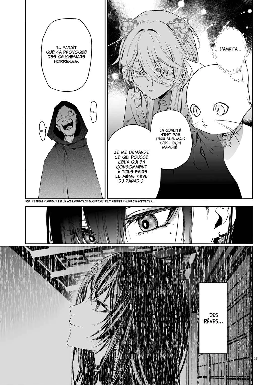 Howling Blaze: Souen no Kenshi to Fushi no Majo Chapitre 4: Rêves - Page 22
