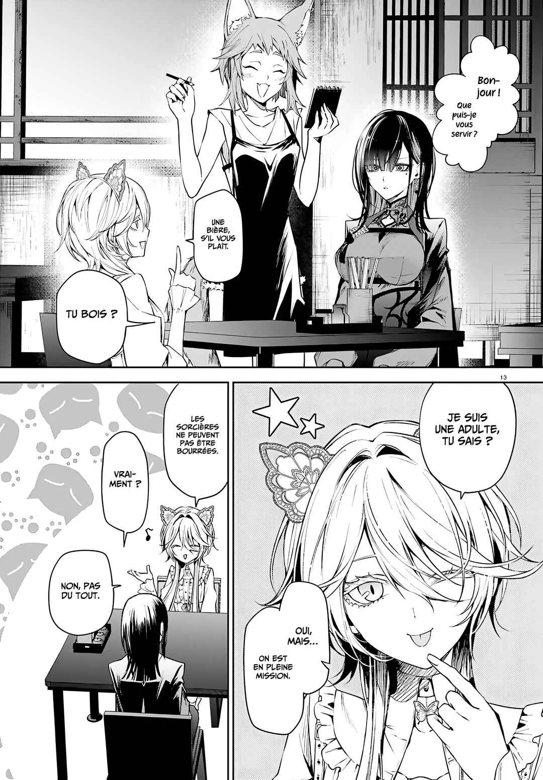 Howling Blaze: Souen no Kenshi to Fushi no Majo Chapitre 5: Le restaurant Crimson Dragon - Page 11