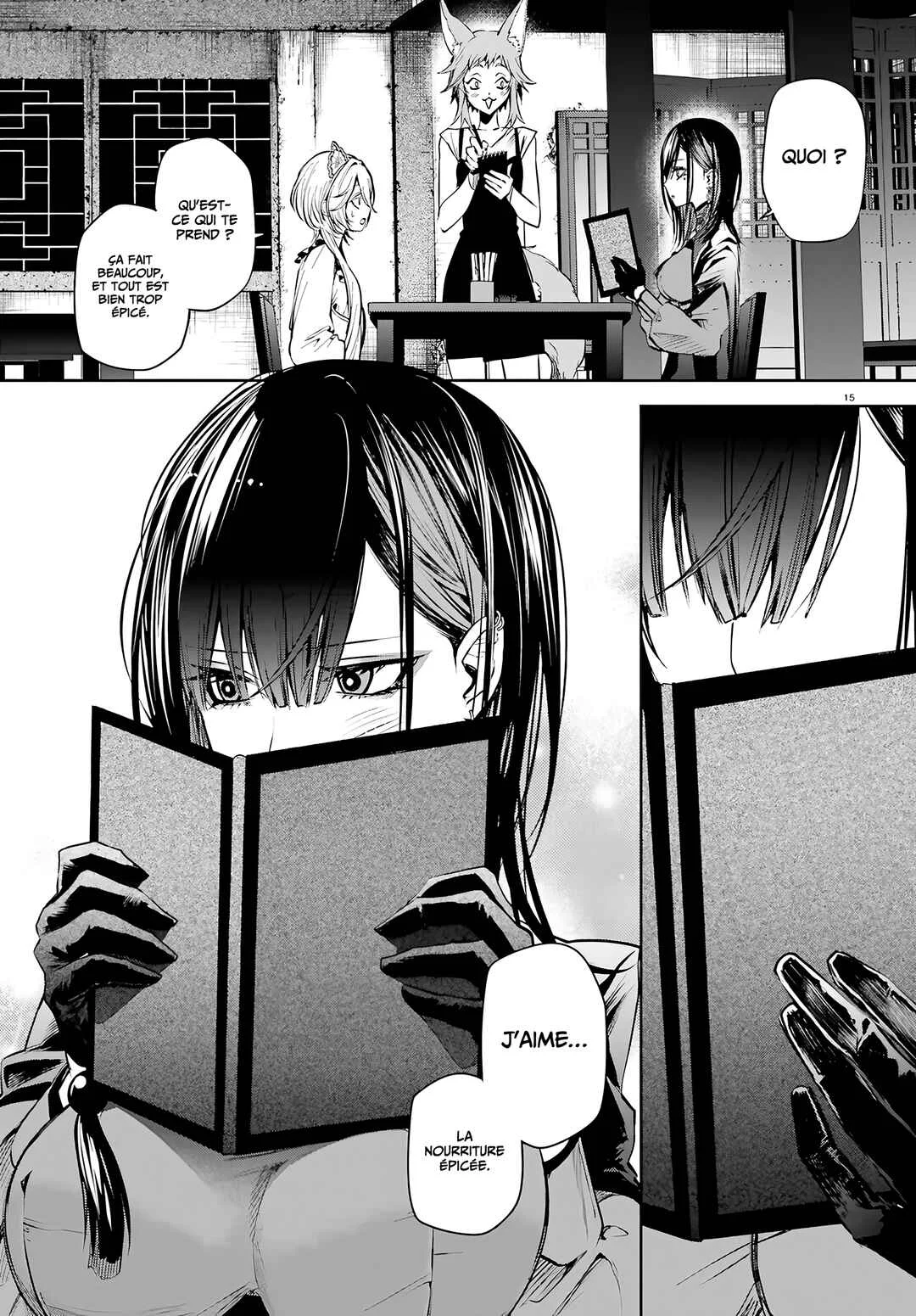 Howling Blaze: Souen no Kenshi to Fushi no Majo Chapitre 5: Le restaurant Crimson Dragon - Page 13