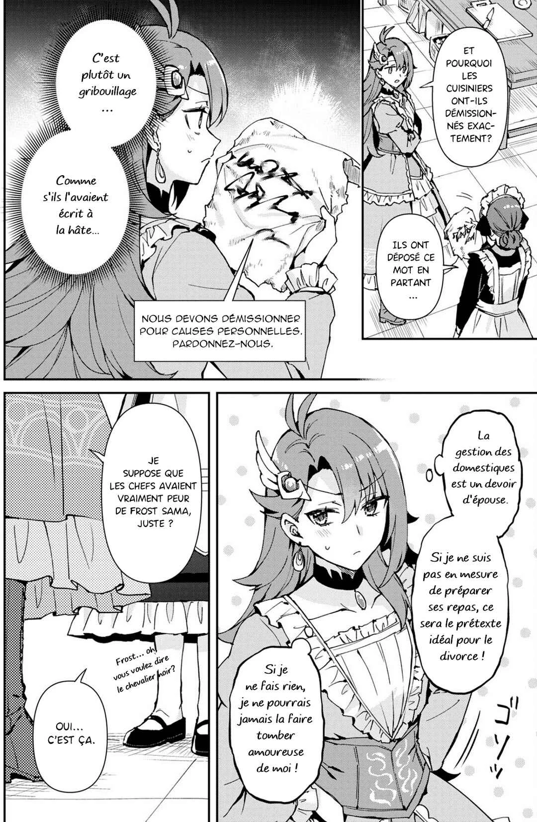I Want to Make Black-Knight Fall In Love With Me! Chapitre 3: Quel genre de cuisine aimez vous? - Page 4