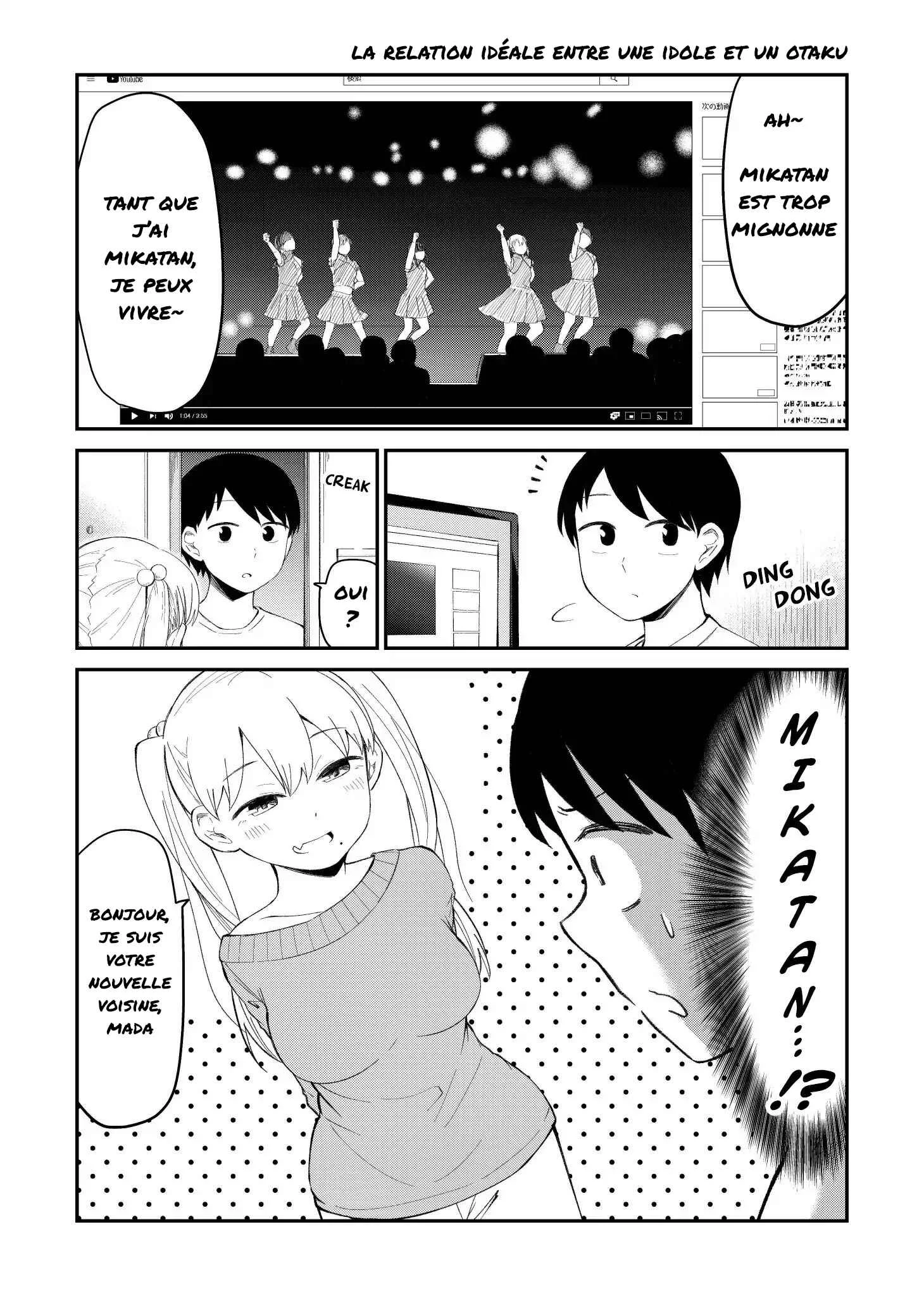 Idol to Otaku no Risou no Kankei Chapitre 1 - Page 1