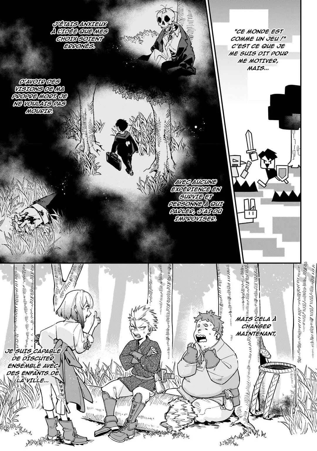 Ikitsuku Saki wa Yuusha ka Maou ka: Moto Hai Player ga Iku Isekai Kouryakuki Chapitre 5: Apprentissage de la langue - Page 7