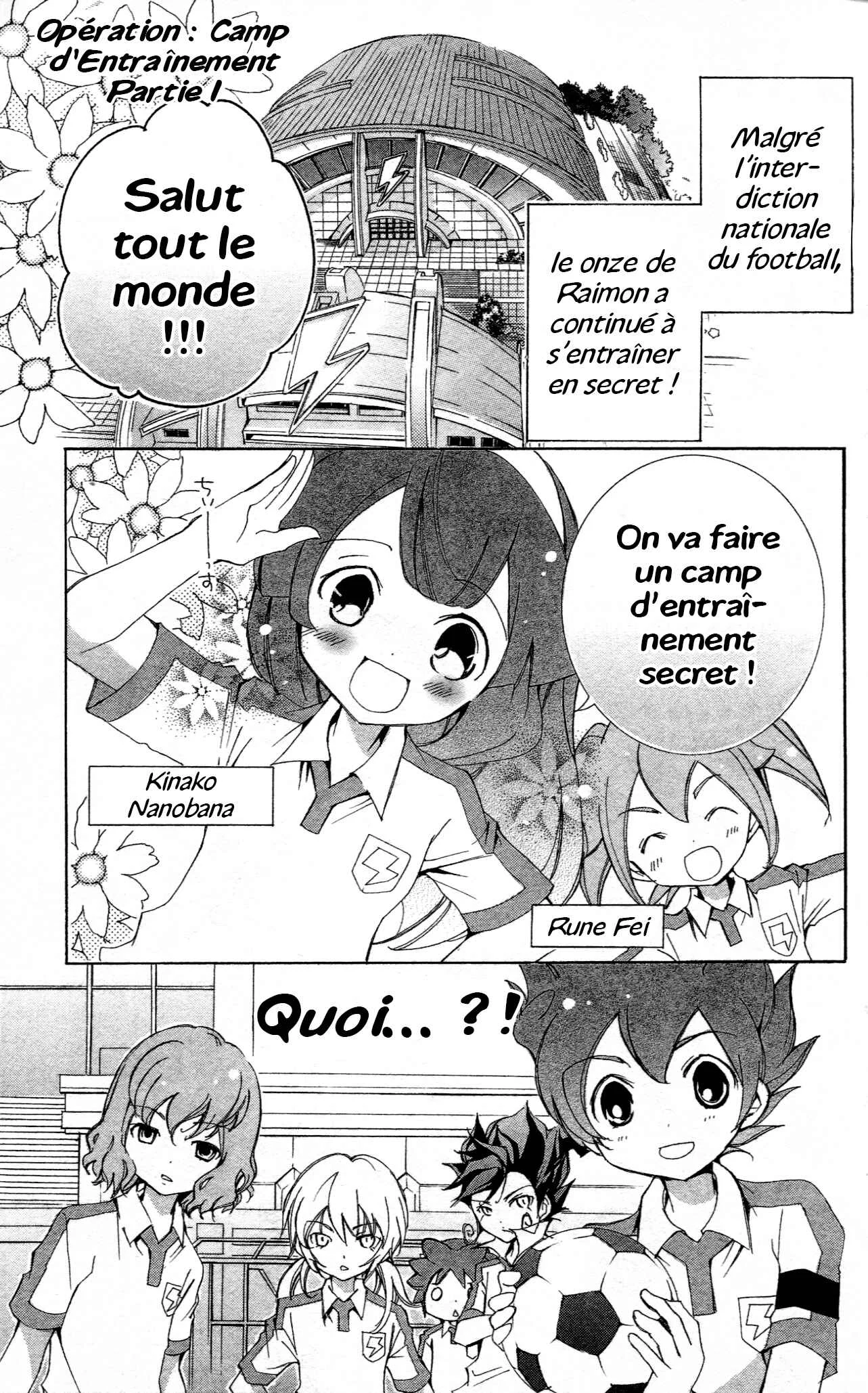 Inazuma Eleven GO Anthology! Chapitre 3: Opération : Camp d'Entrainement - Partie 1 - Page 1