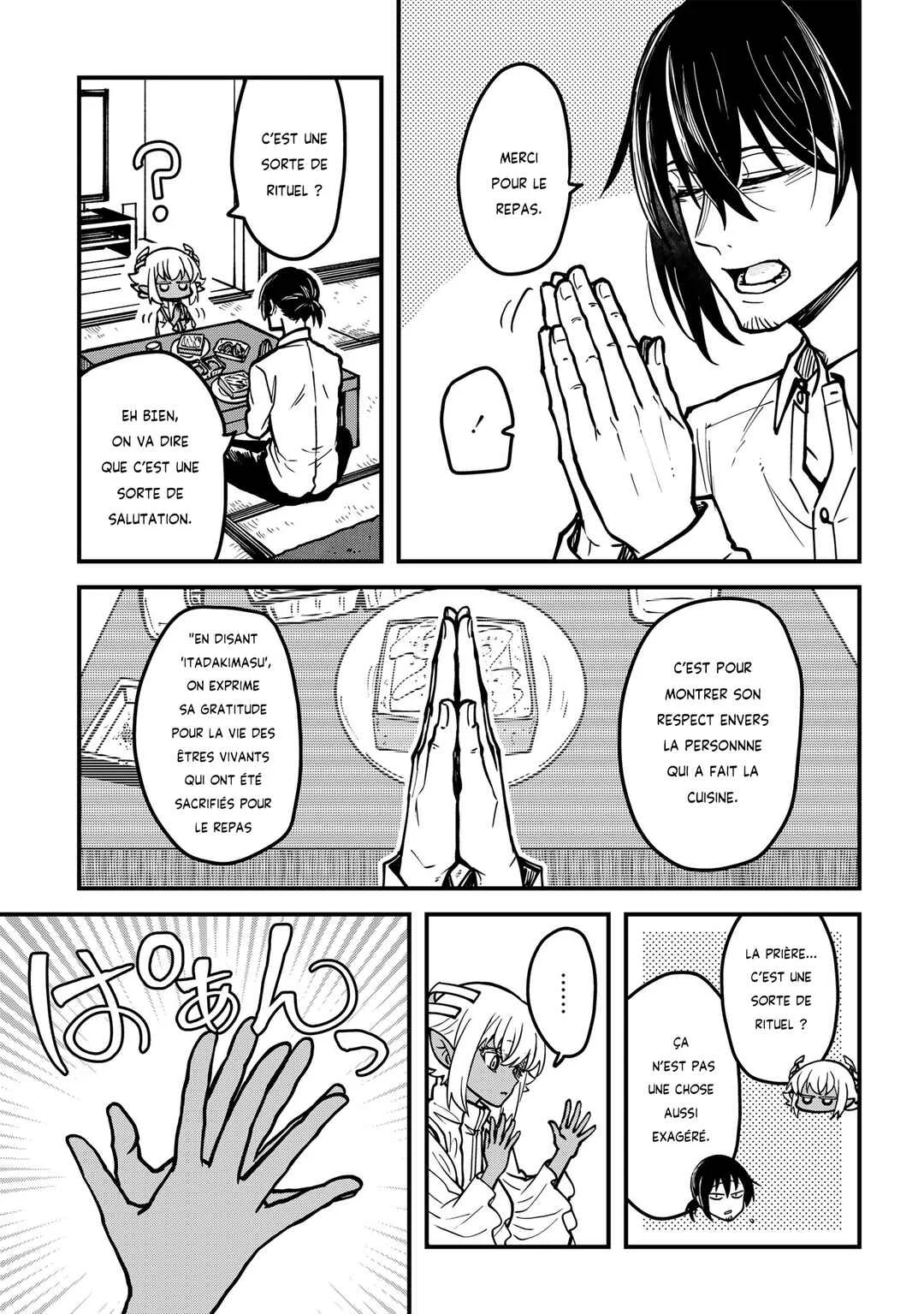 Isourou Tenshi ~Hajimete no Chikyuu Seikatsu~ Chapitre 2: Le jour de merci pour le repas - Page 9