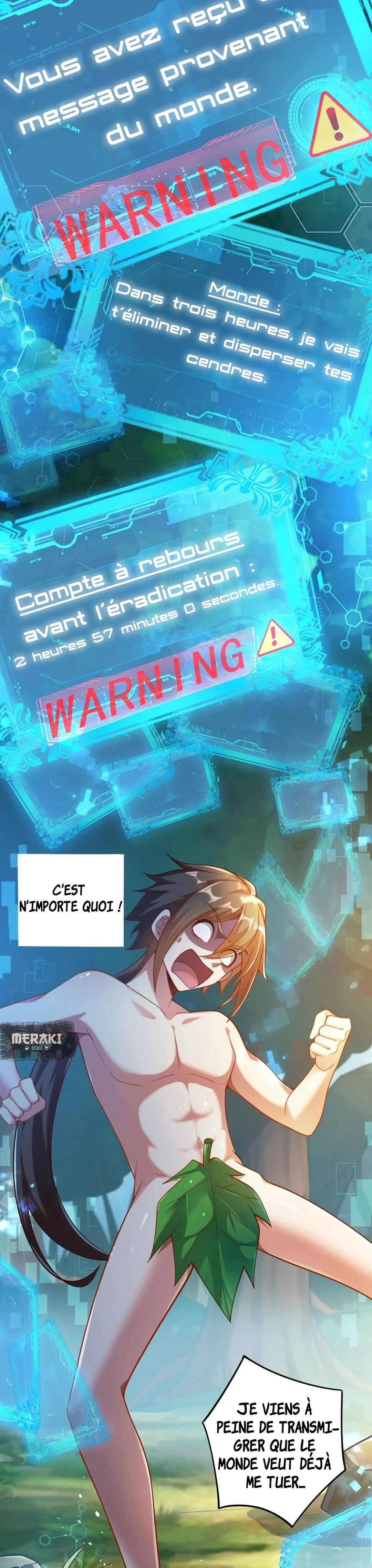 Jí Jiāng Bèi Shì Jiè Mǒ Shā de Wǒ, Yòng Shí Tíng Zhī Pèi Shì Jiè! Chapitre 1: Le compte à rebours de l'effacement commence ! - Page 3