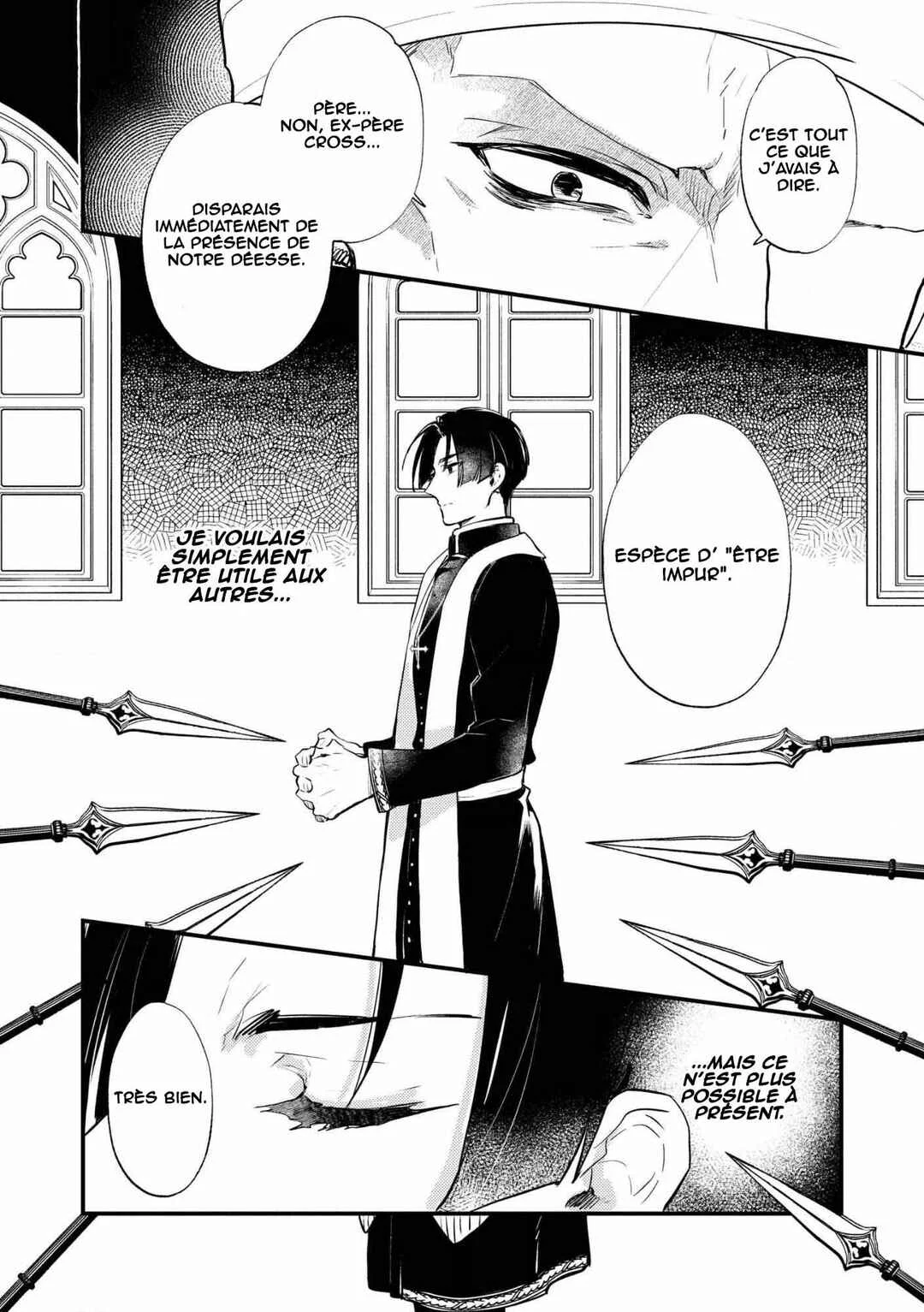"[Jashin no Chi] ga Nagareteiru" to Iware, Shinsei Kyoukai wo Tsuihou Sareta Shinpu desu. ~Rifujin na Riyuu de Kyoukai wo Oidasaretara, Shinkou Taishou no Megami-sama mo Issho ni Tsuitekichaimashita~ Chapitre 1: Le banni de l'église - Page 8