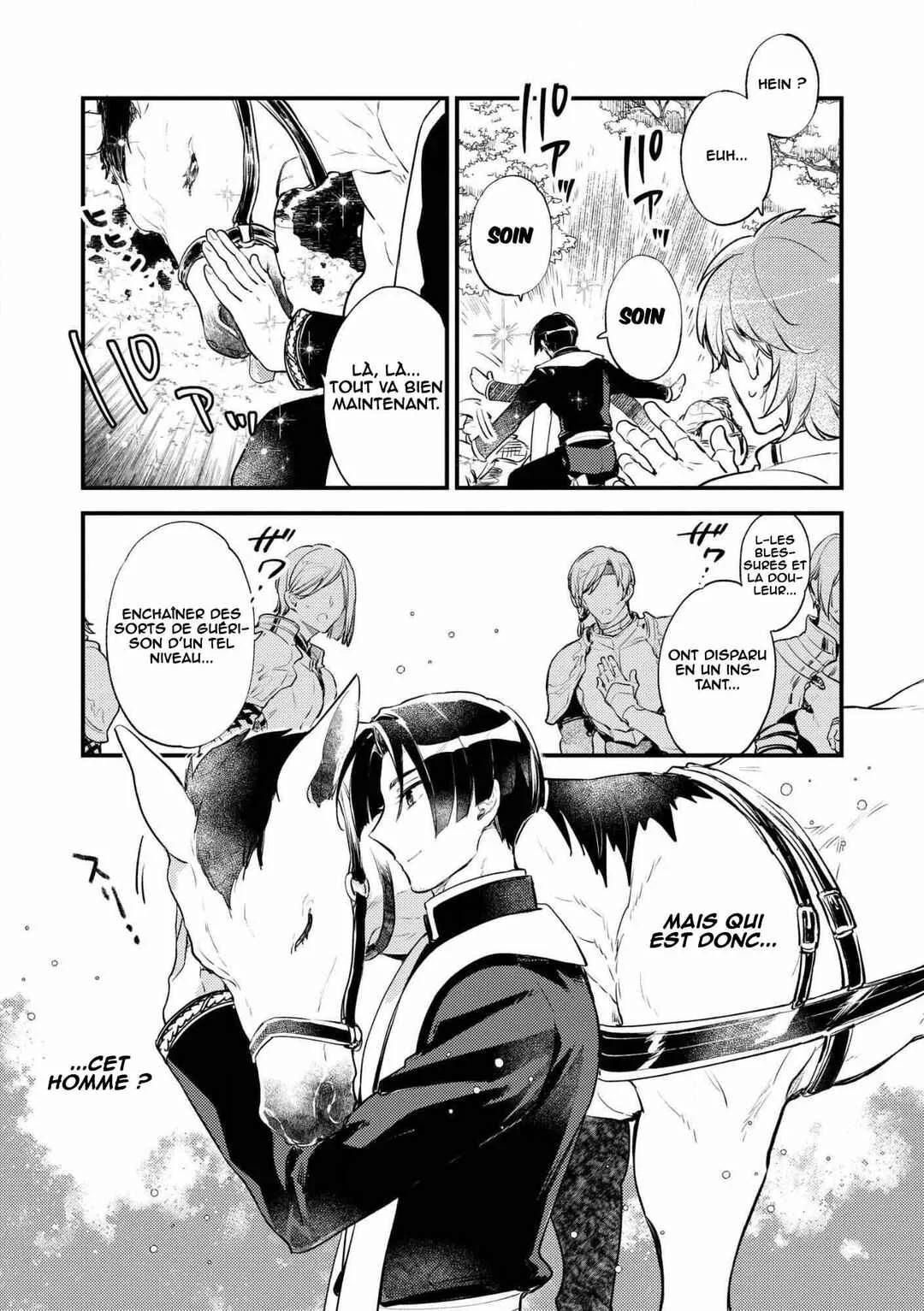 "[Jashin no Chi] ga Nagareteiru" to Iware, Shinsei Kyoukai wo Tsuihou Sareta Shinpu desu. ~Rifujin na Riyuu de Kyoukai wo Oidasaretara, Shinkou Taishou no Megami-sama mo Issho ni Tsuitekichaimashita~ Chapitre 1: Le banni de l'église - Page 25