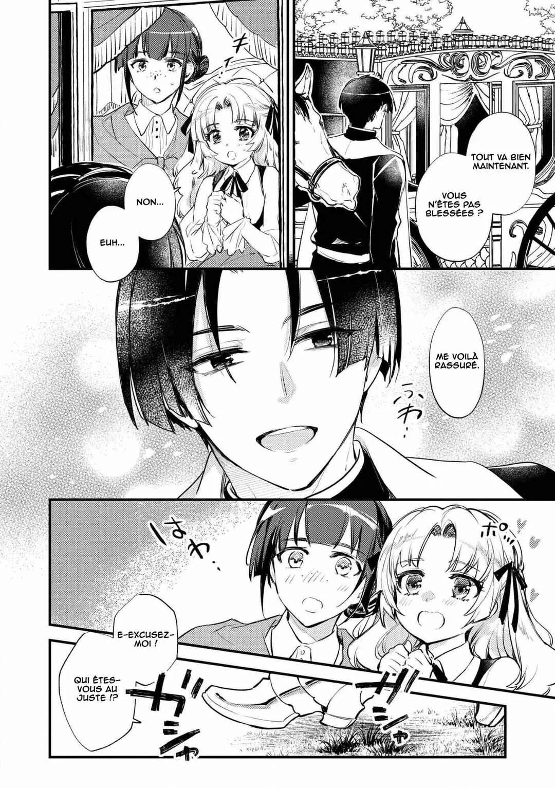"[Jashin no Chi] ga Nagareteiru" to Iware, Shinsei Kyoukai wo Tsuihou Sareta Shinpu desu. ~Rifujin na Riyuu de Kyoukai wo Oidasaretara, Shinkou Taishou no Megami-sama mo Issho ni Tsuitekichaimashita~ Chapitre 1: Le banni de l'église - Page 26