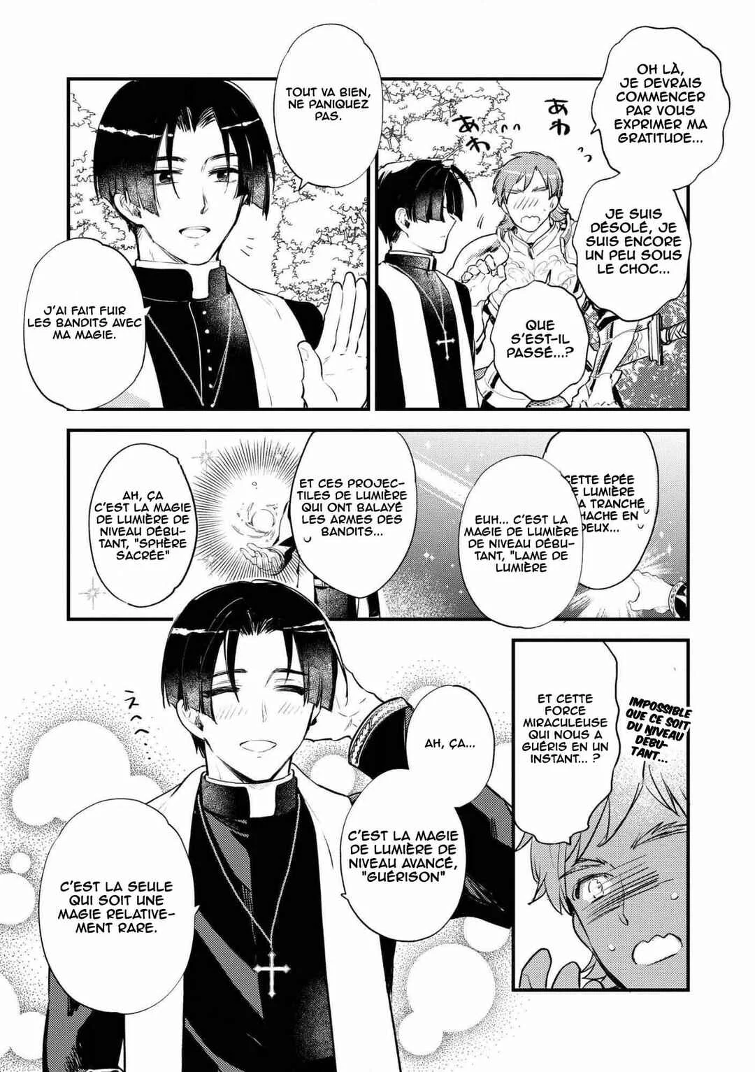 "[Jashin no Chi] ga Nagareteiru" to Iware, Shinsei Kyoukai wo Tsuihou Sareta Shinpu desu. ~Rifujin na Riyuu de Kyoukai wo Oidasaretara, Shinkou Taishou no Megami-sama mo Issho ni Tsuitekichaimashita~ Chapitre 1: Le banni de l'église - Page 27