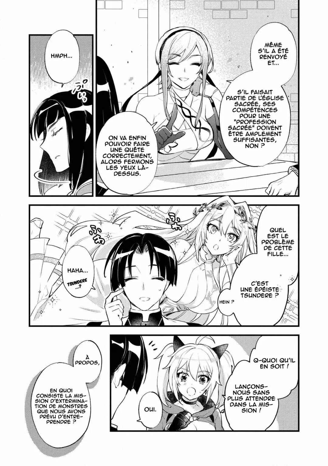 "[Jashin no Chi] ga Nagareteiru" to Iware, Shinsei Kyoukai wo Tsuihou Sareta Shinpu desu. ~Rifujin na Riyuu de Kyoukai wo Oidasaretara, Shinkou Taishou no Megami-sama mo Issho ni Tsuitekichaimashita~ Chapitre 2: Chasse aux monstres - Page 16